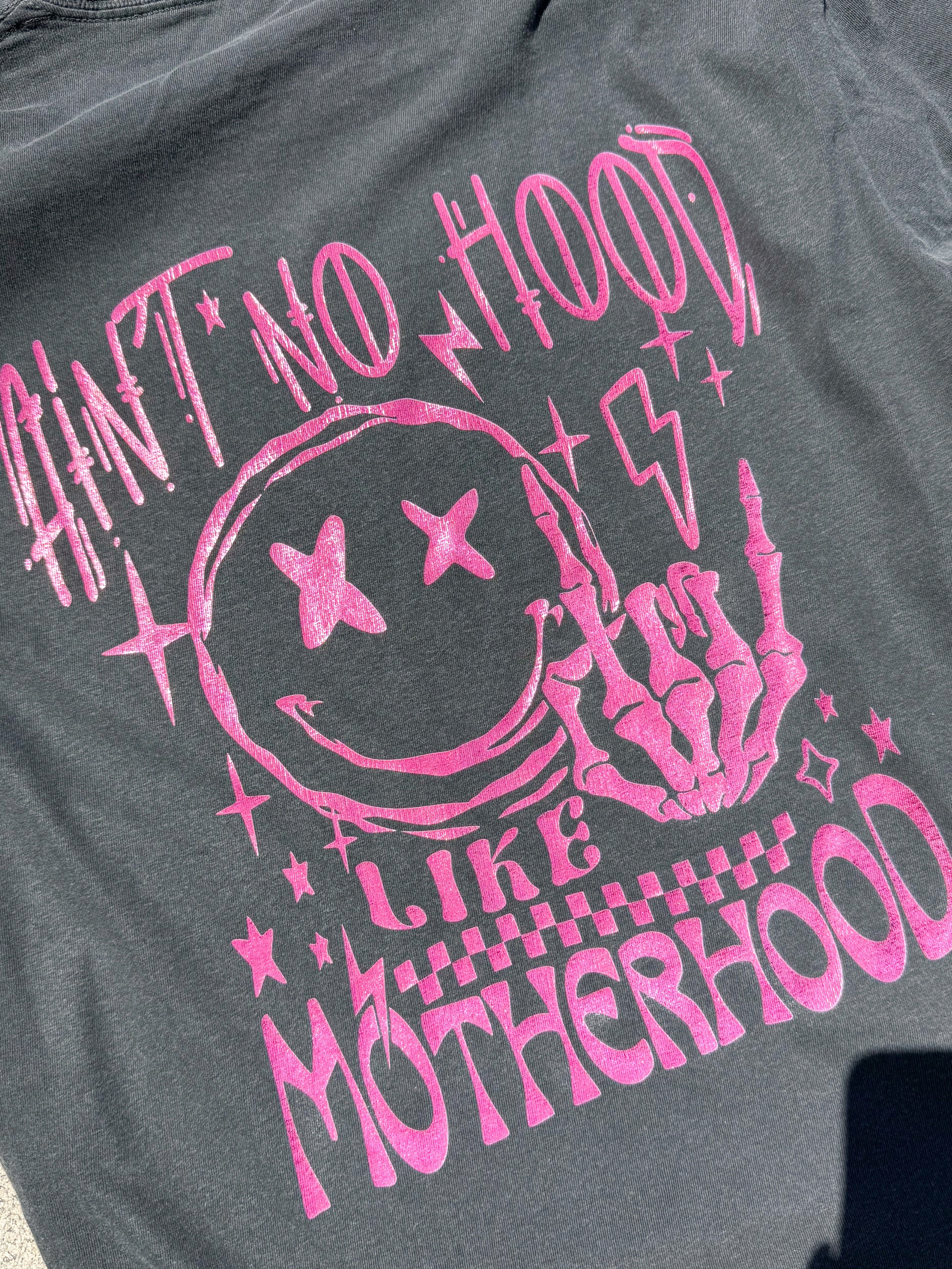 Foil Motherhood Graphic Tee-130 Graphic Tees-Heathered Boho-Heathered Boho Boutique, Women's Fashion and Accessories in Palmetto, FL