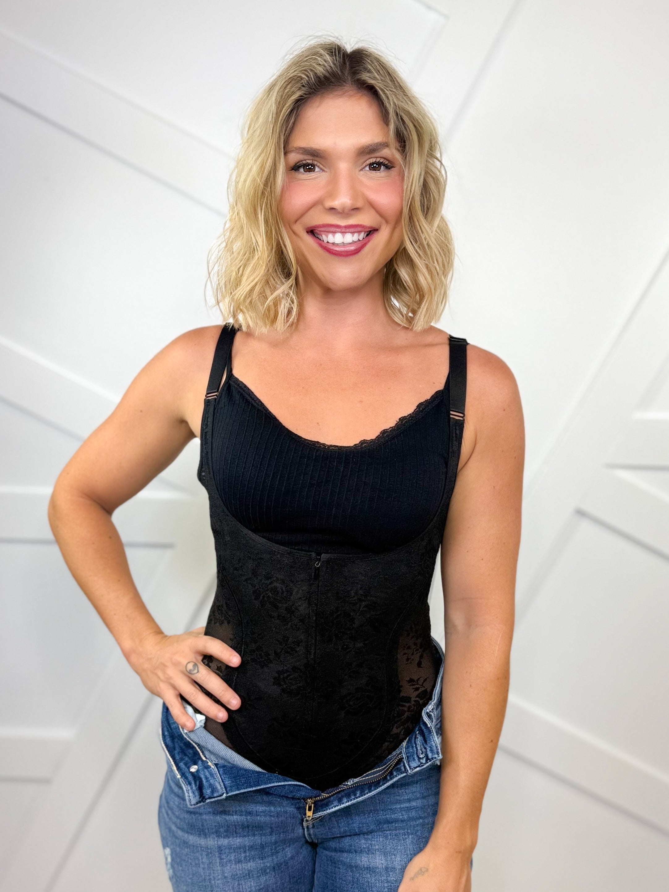 Hot To Go Shapewear-140 Body Suits/ Intimates-Jennifer Intimates-Heathered Boho Boutique, Women's Fashion and Accessories in Palmetto, FL