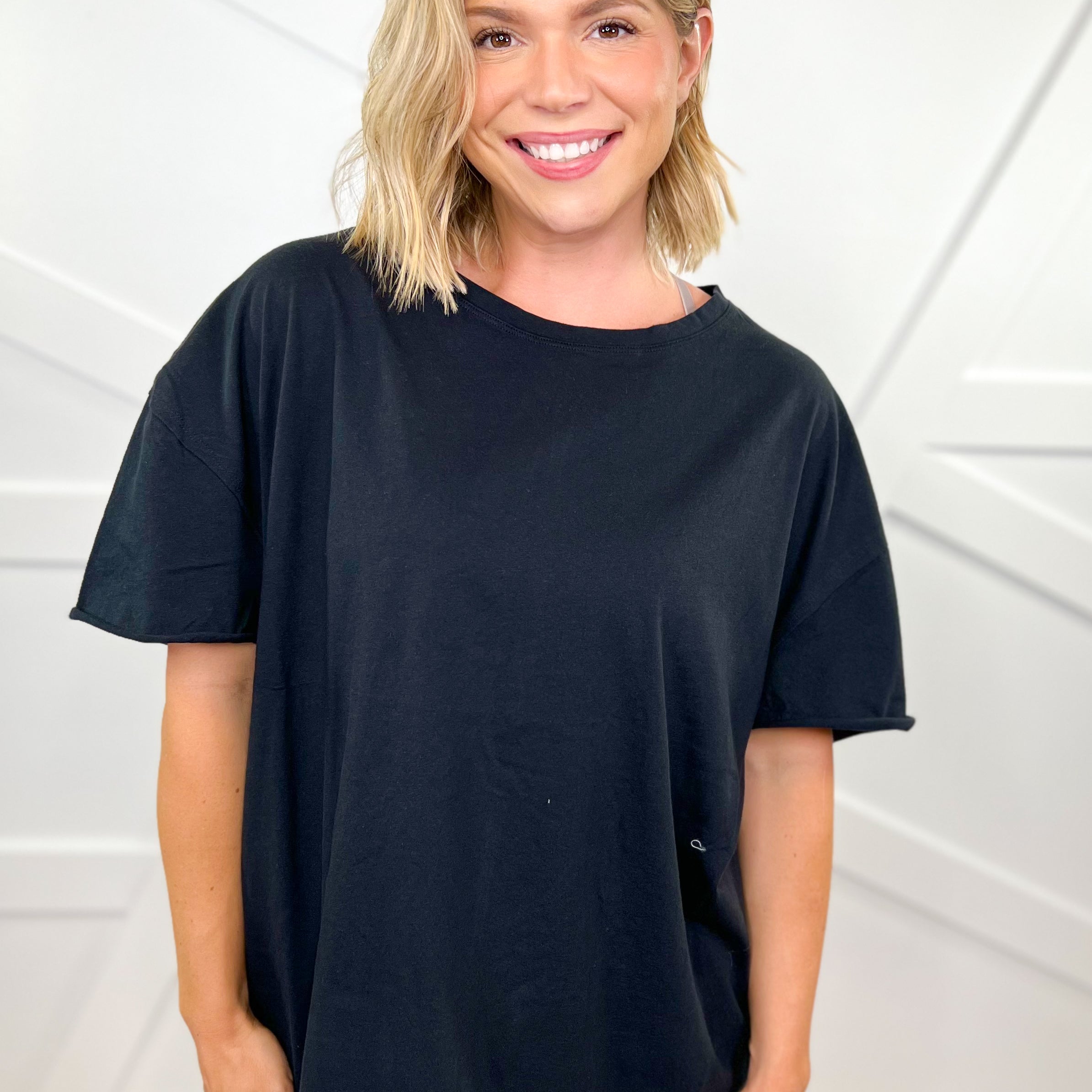 Restock: Free and Easy Top-110 SHORT SLEEVE TOP-YELETE-Heathered Boho Boutique, Women's Fashion and Accessories in Palmetto, FL