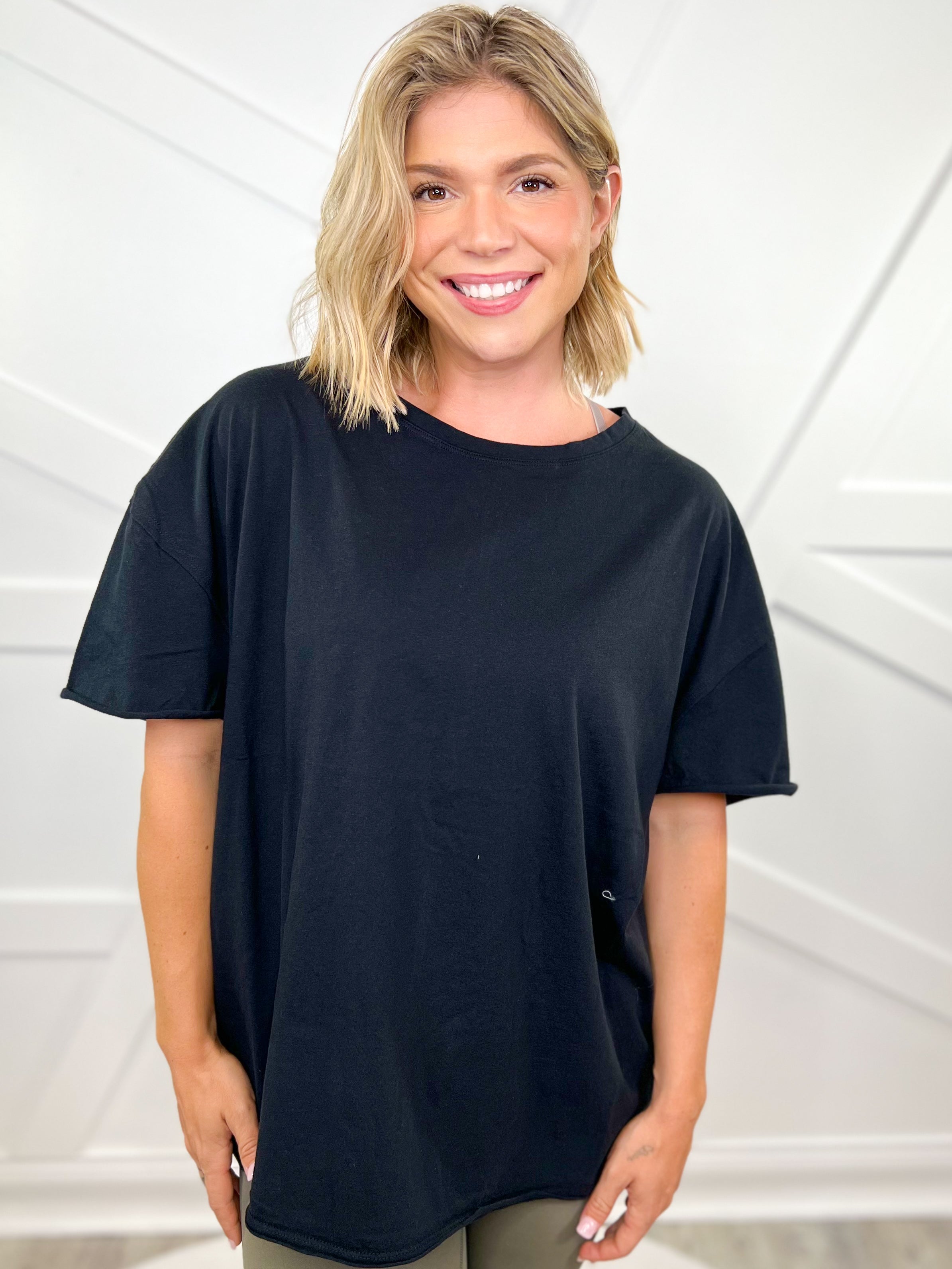 Restock: Free and Easy Top-110 SHORT SLEEVE TOP-YELETE-Heathered Boho Boutique, Women's Fashion and Accessories in Palmetto, FL