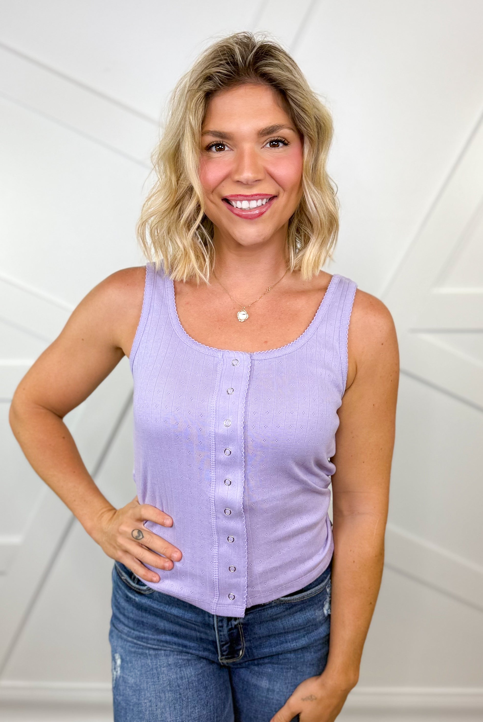 Walk a Fine Line Tank Top-100 TANK/CROP TOPS-White Birch-Heathered Boho Boutique, Women's Fashion and Accessories in Palmetto, FL