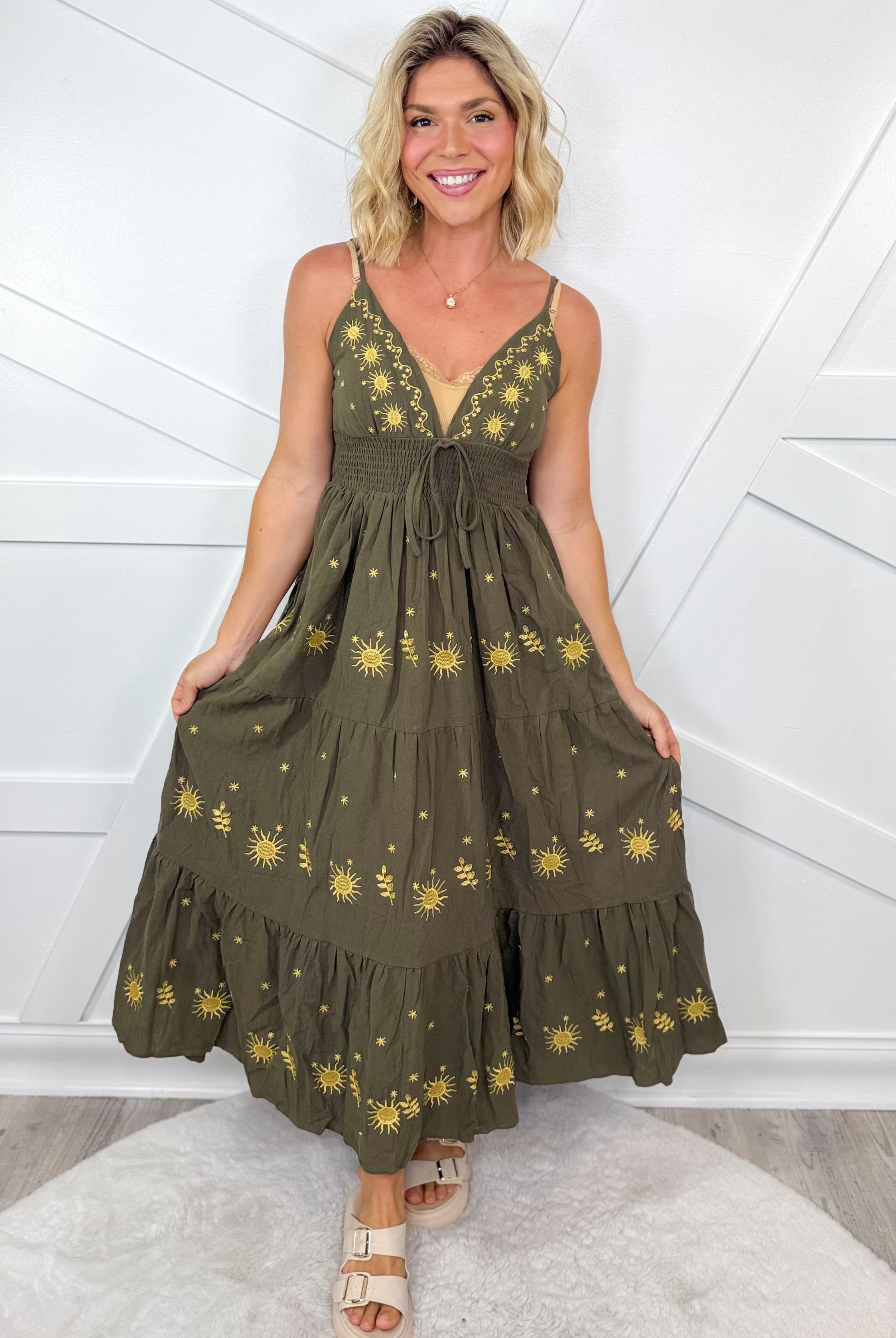 Daylight Dress-230 DRESSES/JUMPSUITS/ROMPERS-Sweet Generis-Heathered Boho Boutique, Women's Fashion and Accessories in Palmetto, FL