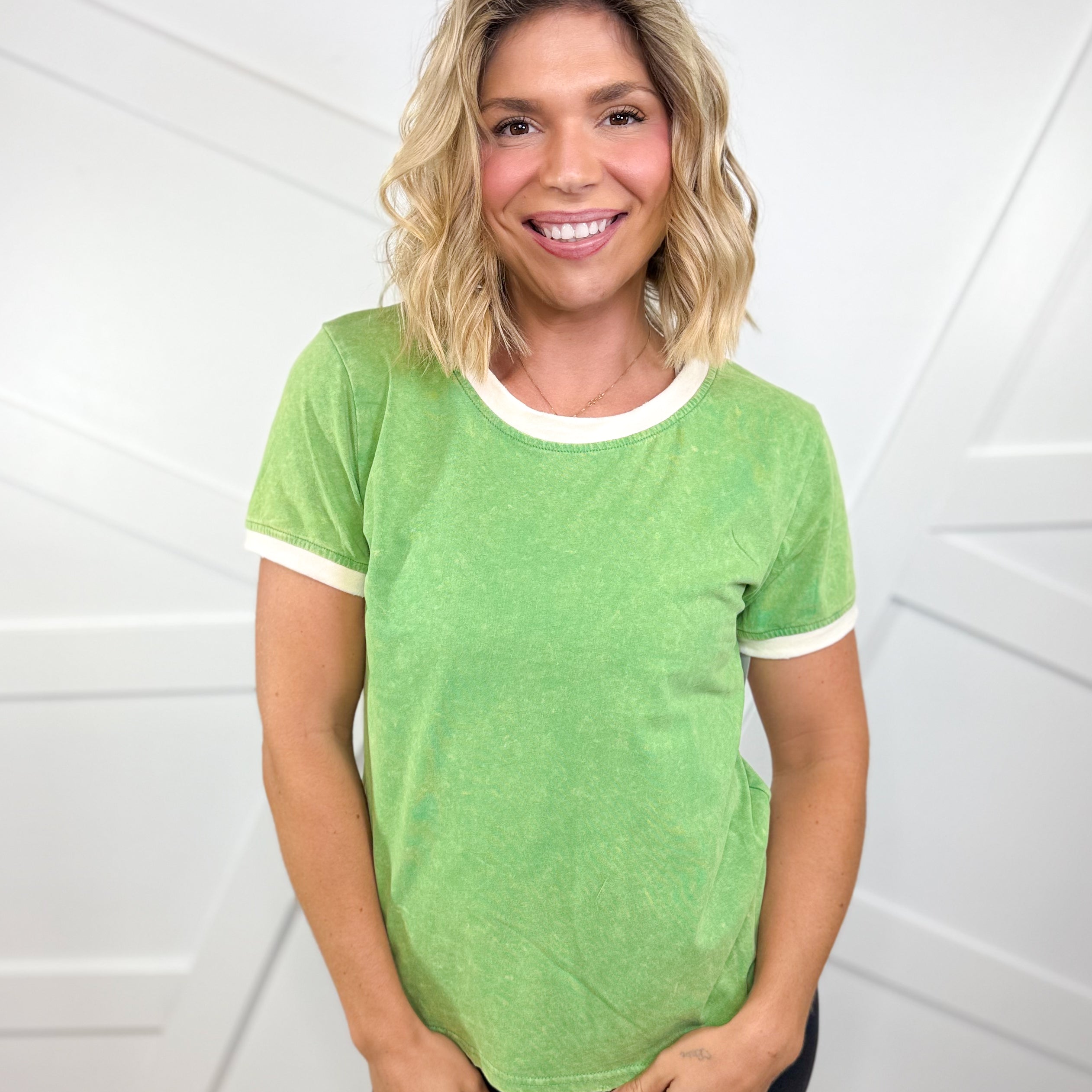 Power Through Top-110 SHORT SLEEVE TOP-White Birch-Heathered Boho Boutique, Women's Fashion and Accessories in Palmetto, FL