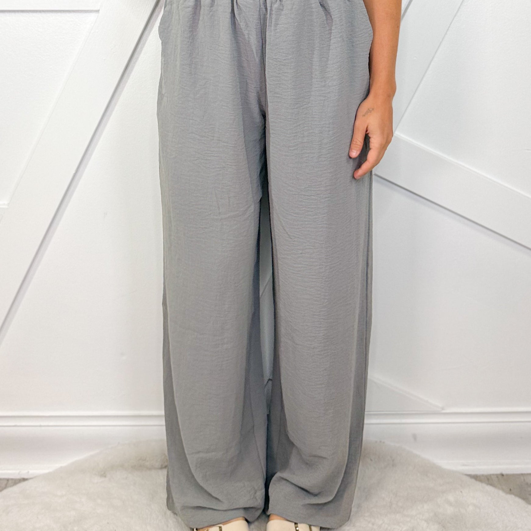 Restock: Office Ready Pants-150 PANTS-White Birch-Heathered Boho Boutique, Women's Fashion and Accessories in Palmetto, FL