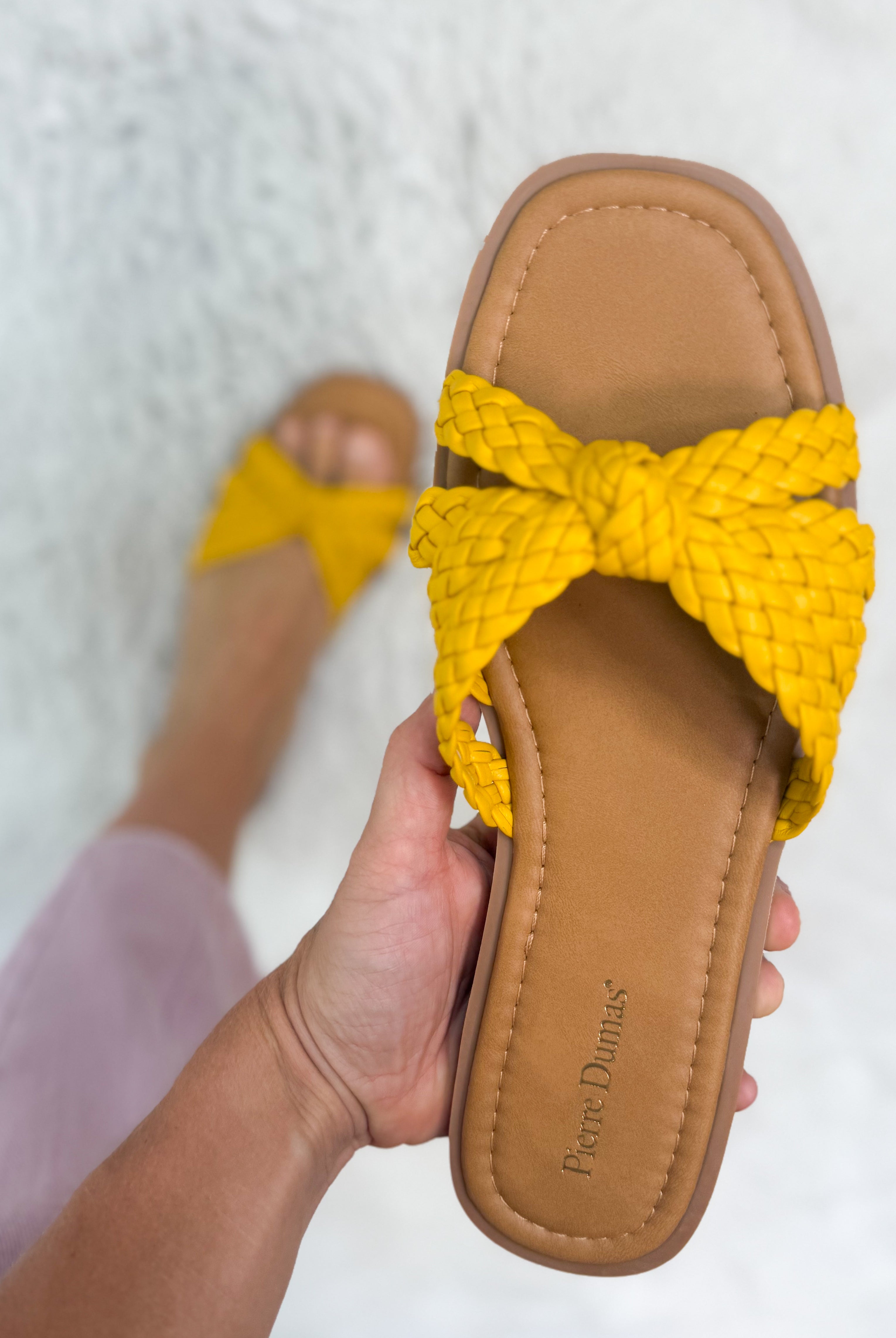 Rich Sandals - Mustard-350 SHOES-OLEM SHOE-Heathered Boho Boutique, Women's Fashion and Accessories in Palmetto, FL