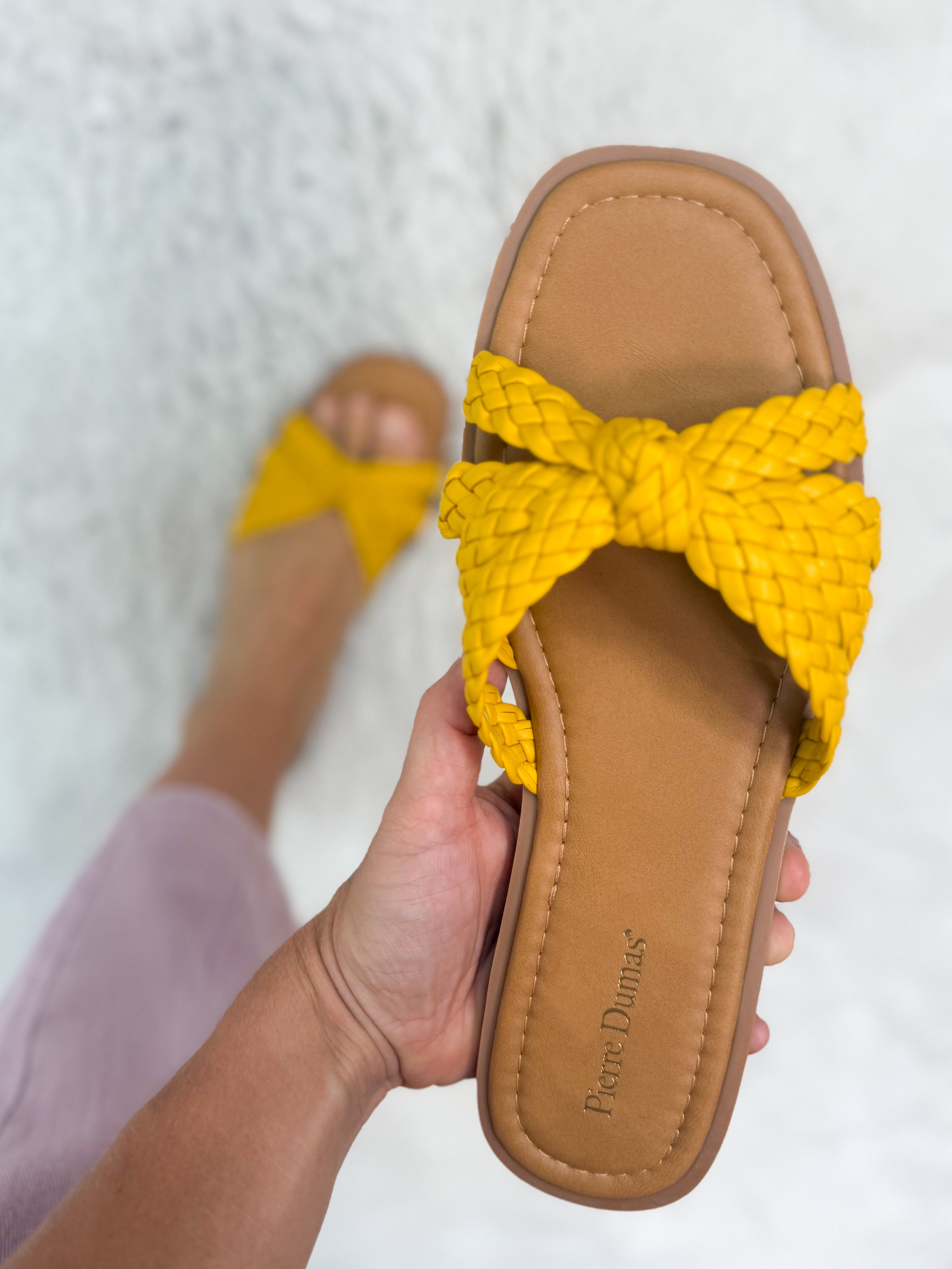 Rich Sandals - Mustard-350 SHOES-OLEM SHOE-Heathered Boho Boutique, Women's Fashion and Accessories in Palmetto, FL
