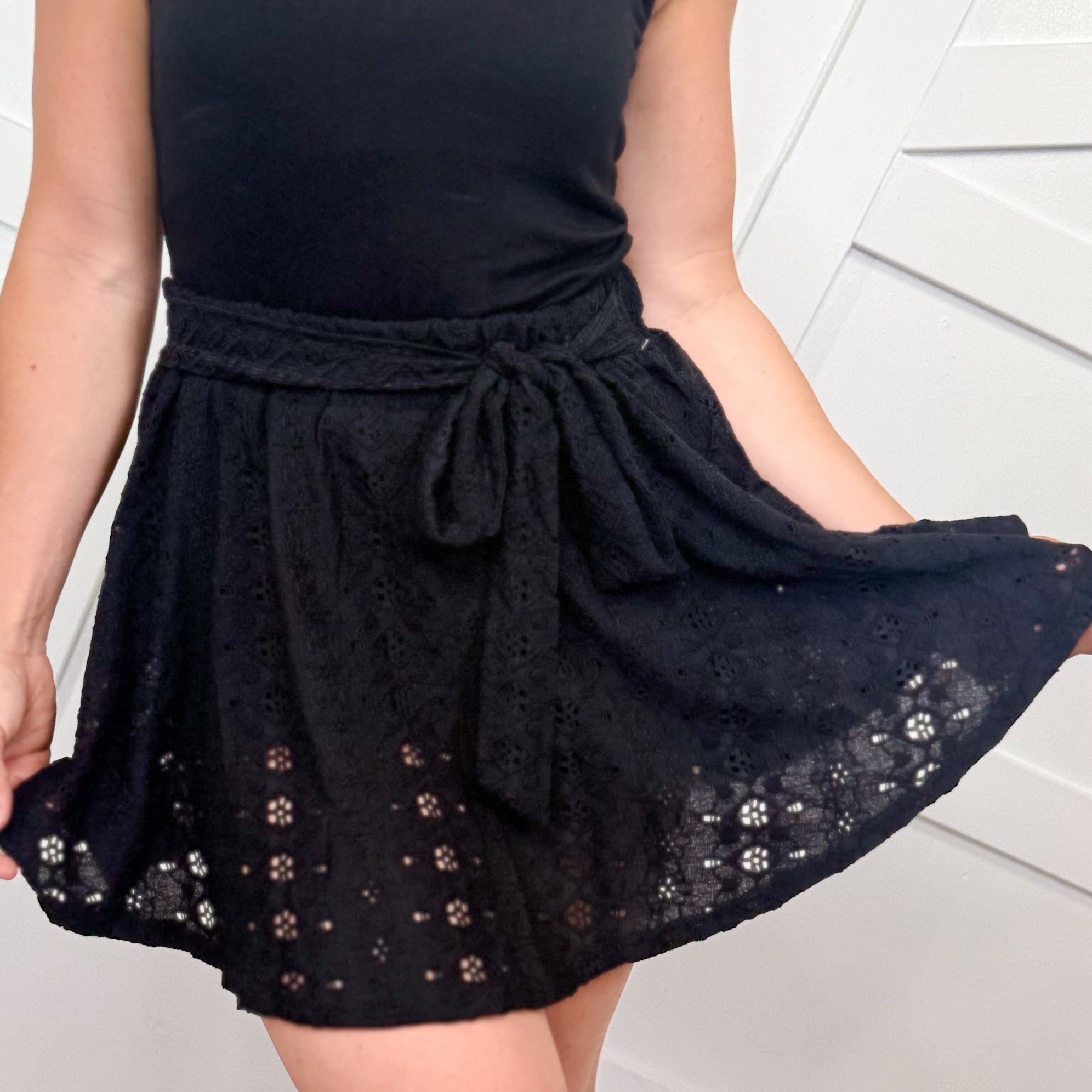 Eloquence Skort-170 Skort/ Skirt-Glam-Heathered Boho Boutique, Women's Fashion and Accessories in Palmetto, FL