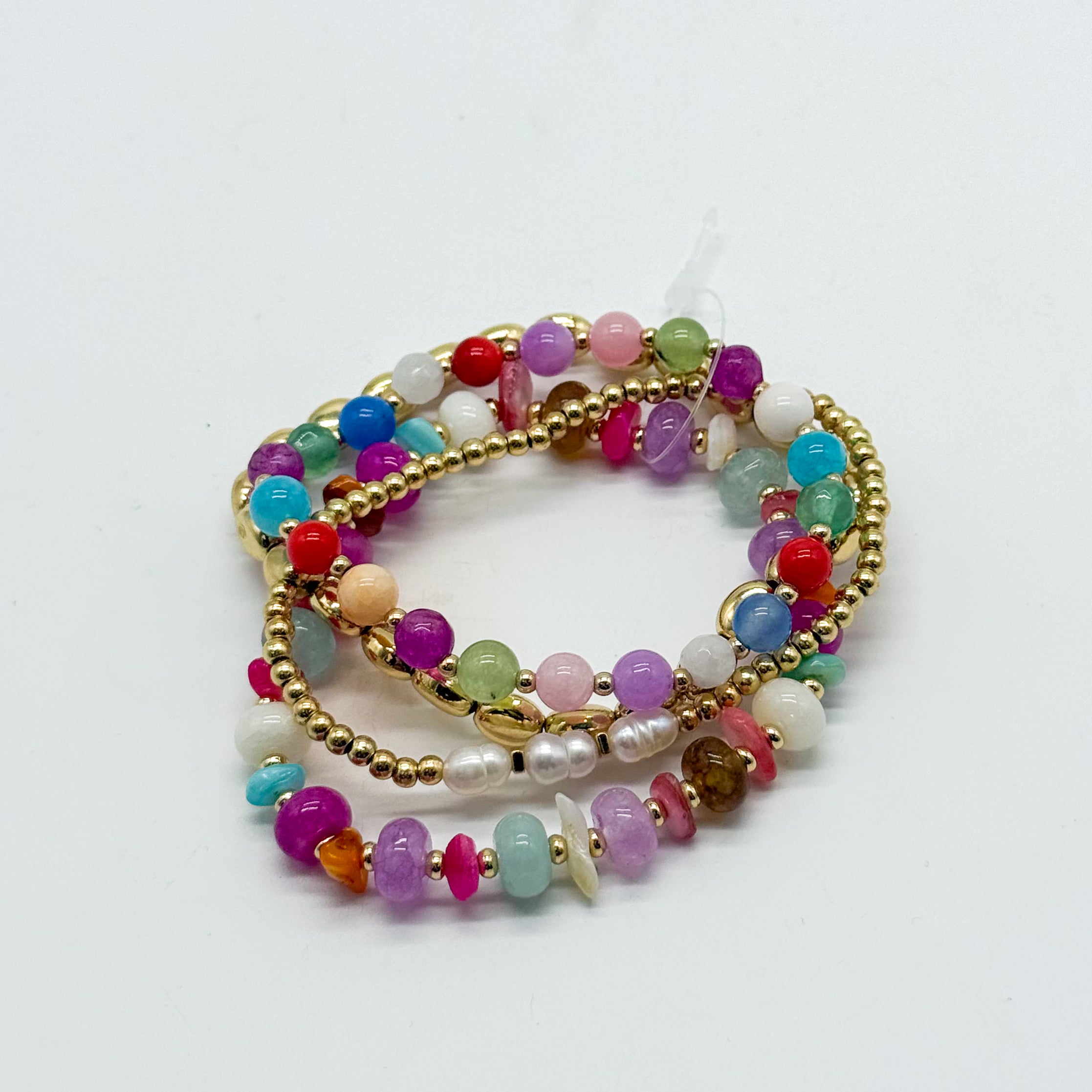 The Tide Brought In Stretch Bracelet Stack-310 Jewelry-Joia Trading-Heathered Boho Boutique, Women's Fashion and Accessories in Palmetto, FL