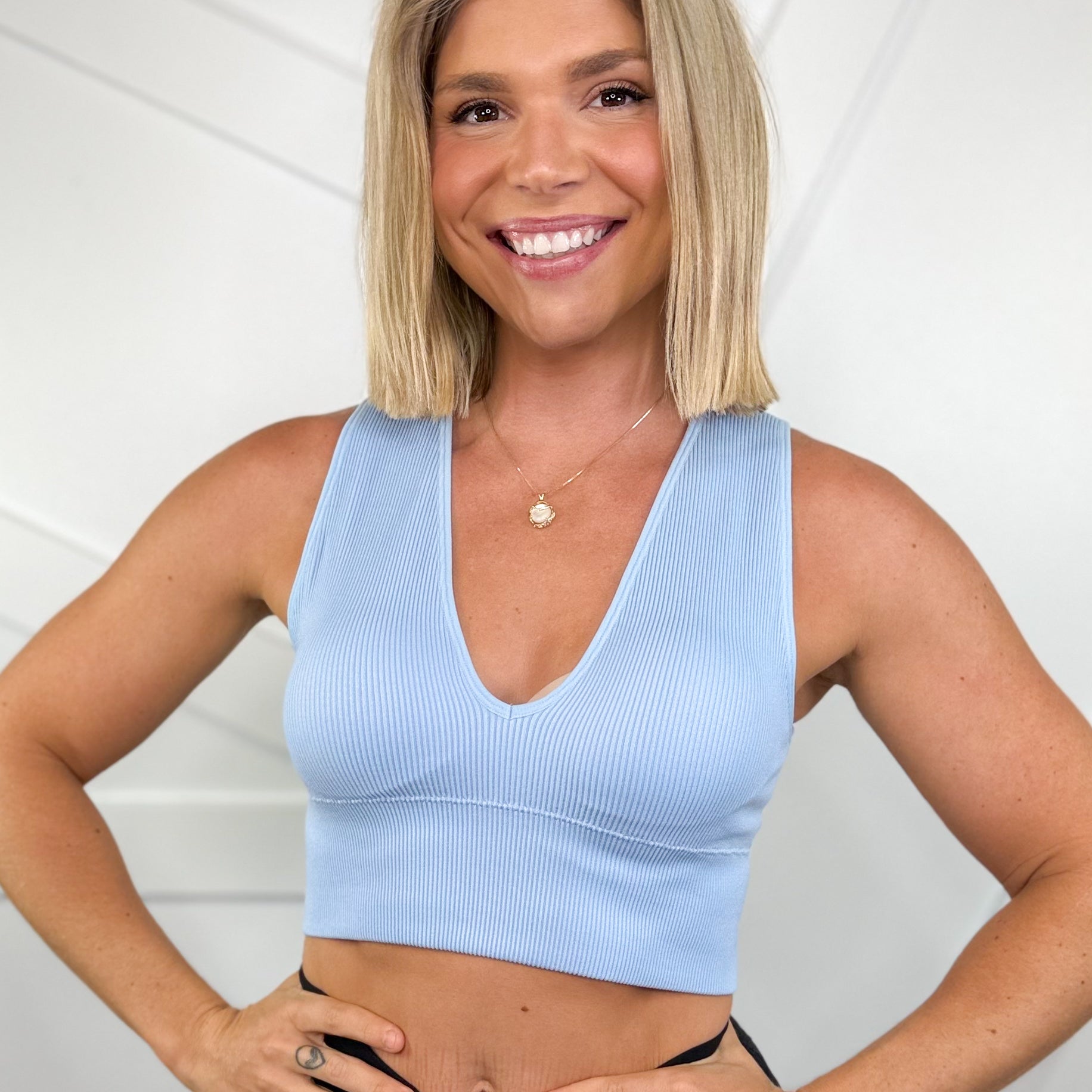 Complement Me Bralette-100 TANK/CROP TOPS-YELETE-Heathered Boho Boutique, Women's Fashion and Accessories in Palmetto, FL