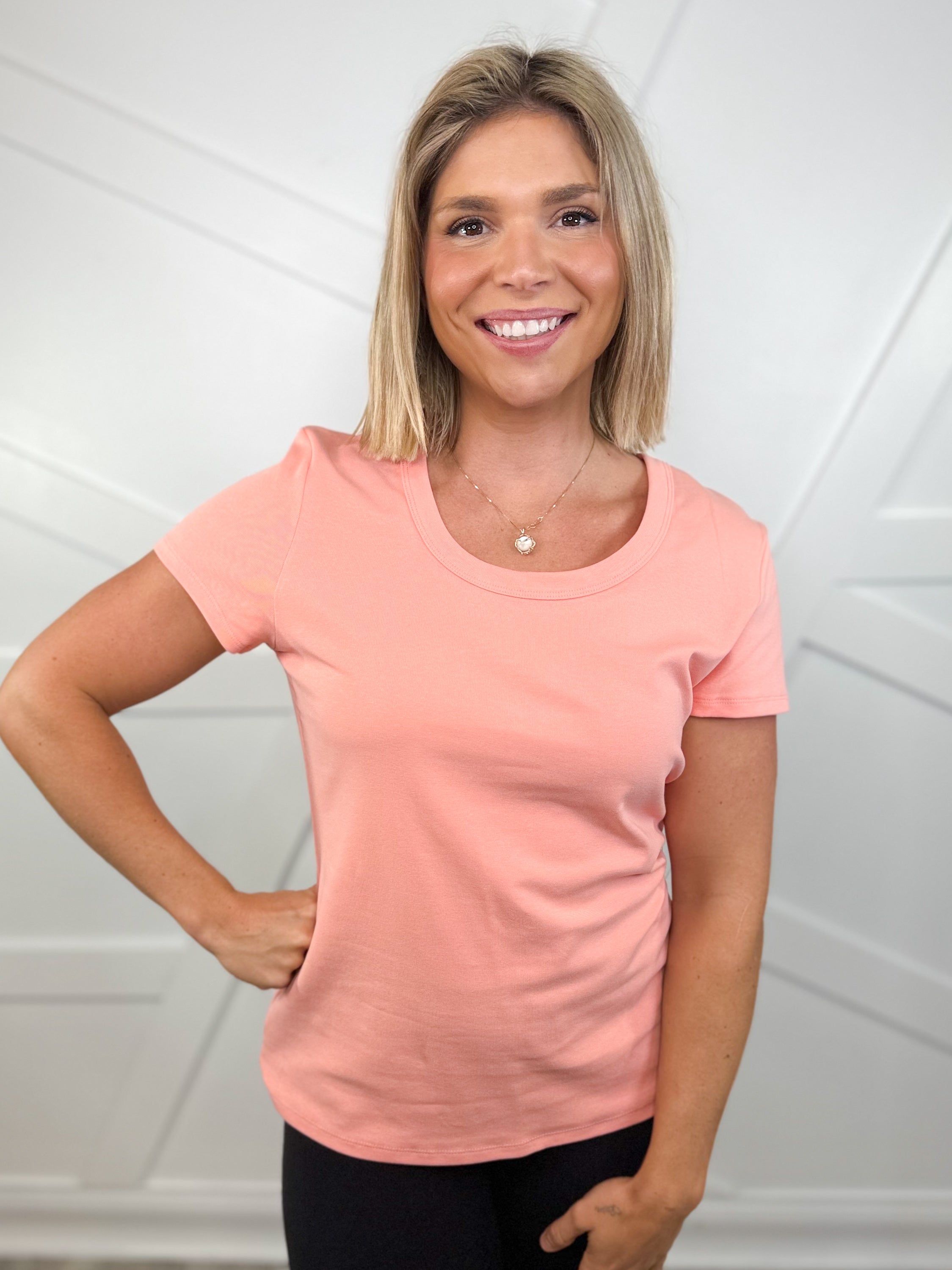 Restock: Daily Affairs Top-110 SHORT SLEEVE TOP-YELETE-Heathered Boho Boutique, Women's Fashion and Accessories in Palmetto, FL