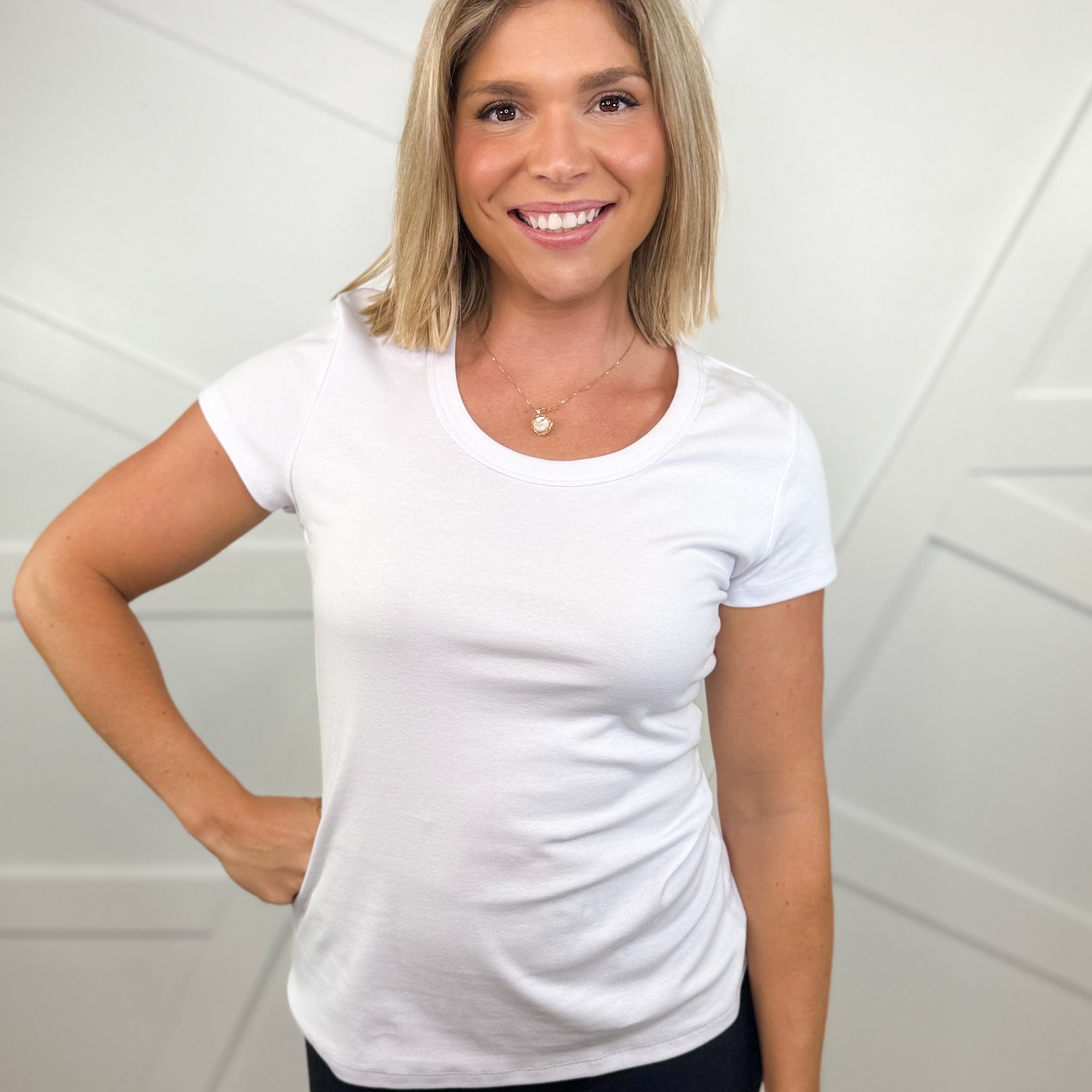 Daily Affairs Top-110 SHORT SLEEVE TOP-YELETE-Heathered Boho Boutique, Women's Fashion and Accessories in Palmetto, FL