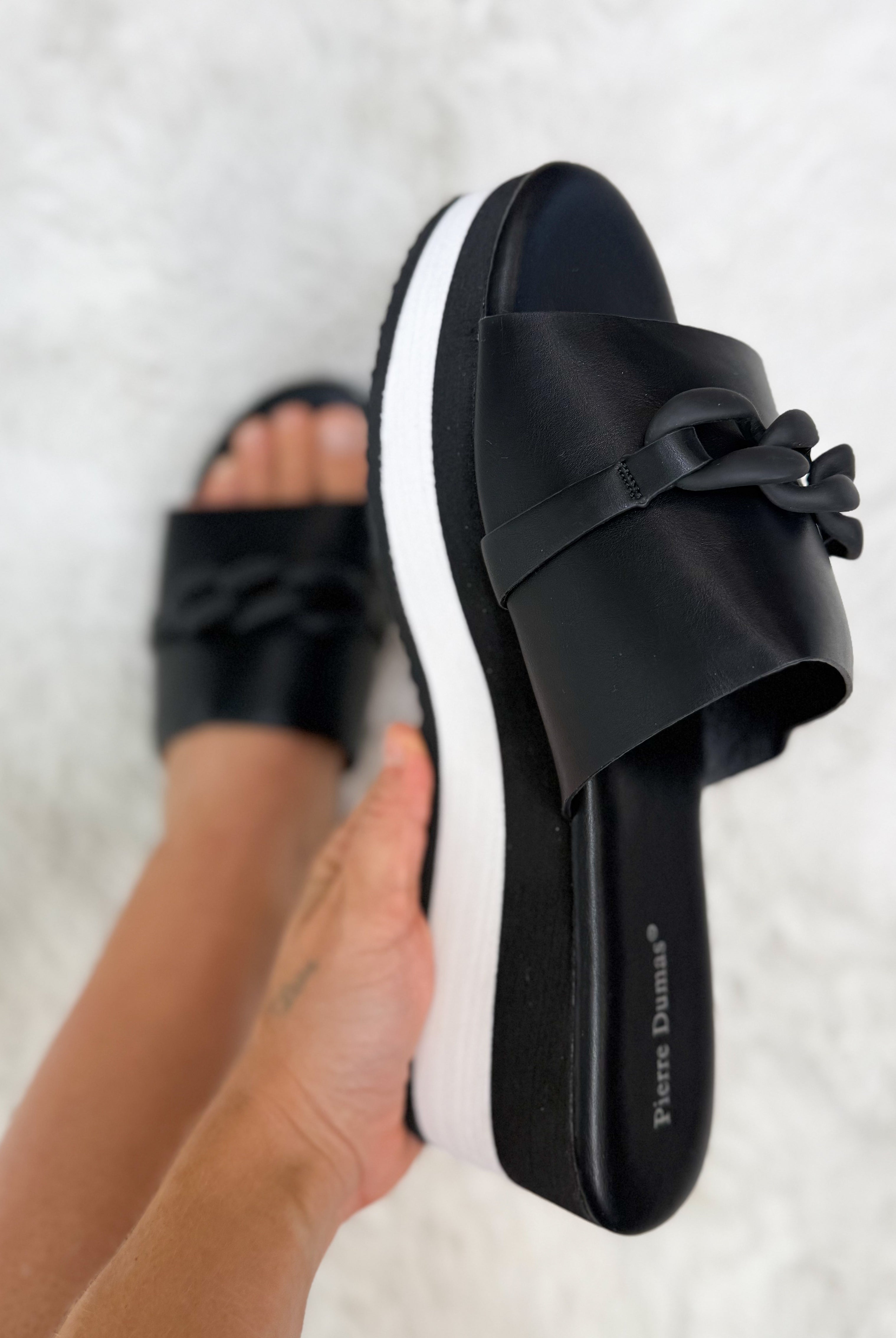 Saint Wedges - Black-350 SHOES-OLEM SHOE-Heathered Boho Boutique, Women's Fashion and Accessories in Palmetto, FL