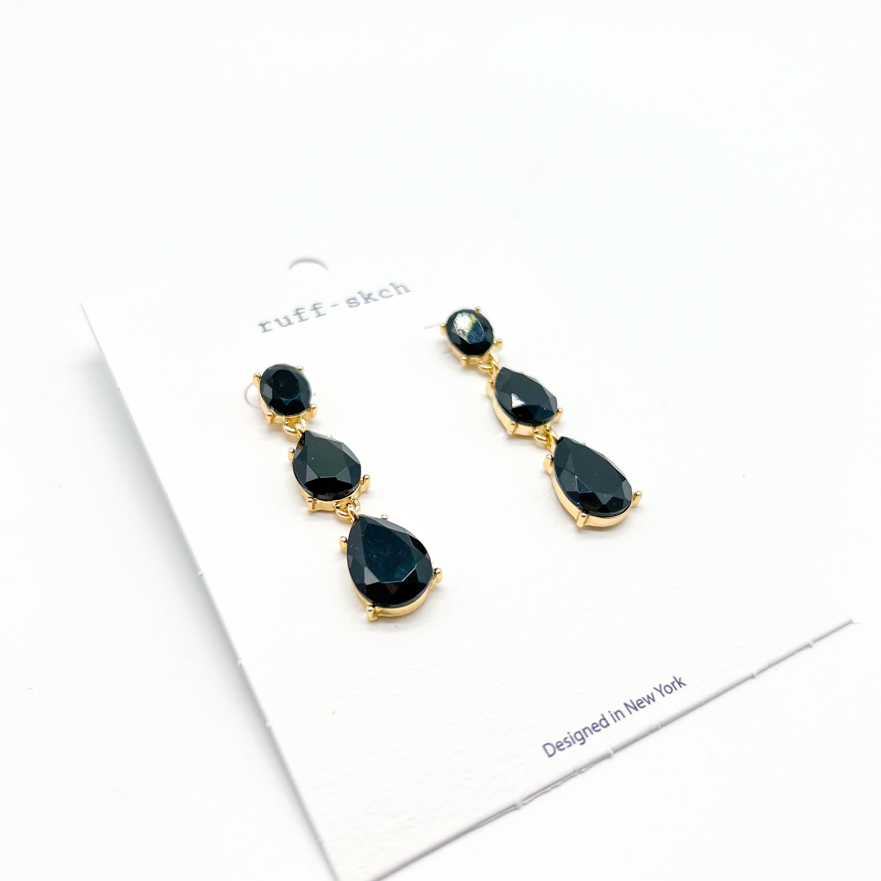 Colorful Raindrop Earrings-310 Jewelry-Rough Sketch-Heathered Boho Boutique, Women's Fashion and Accessories in Palmetto, FL