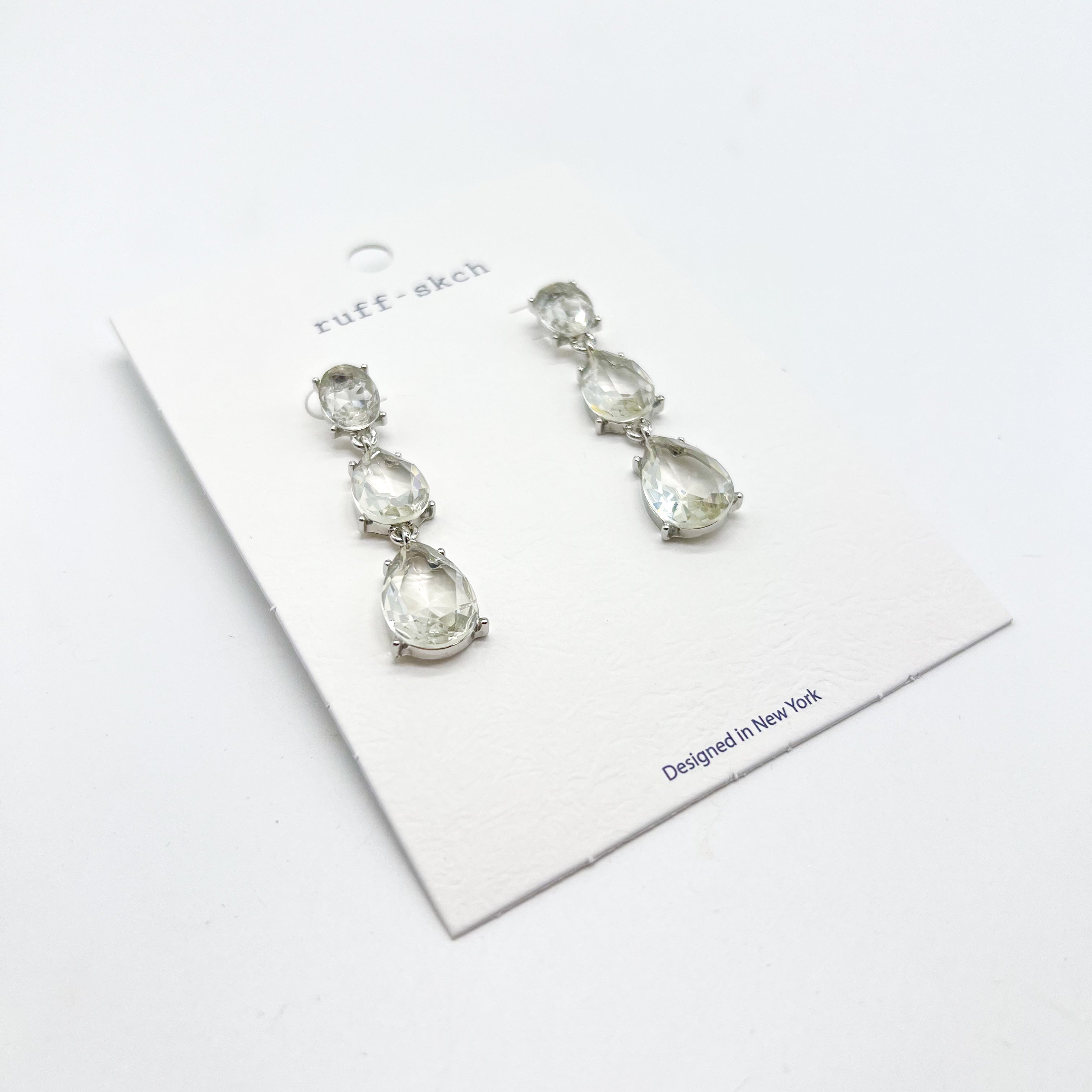 Colorful Raindrop Earrings-310 Jewelry-Rough Sketch-Heathered Boho Boutique, Women's Fashion and Accessories in Palmetto, FL