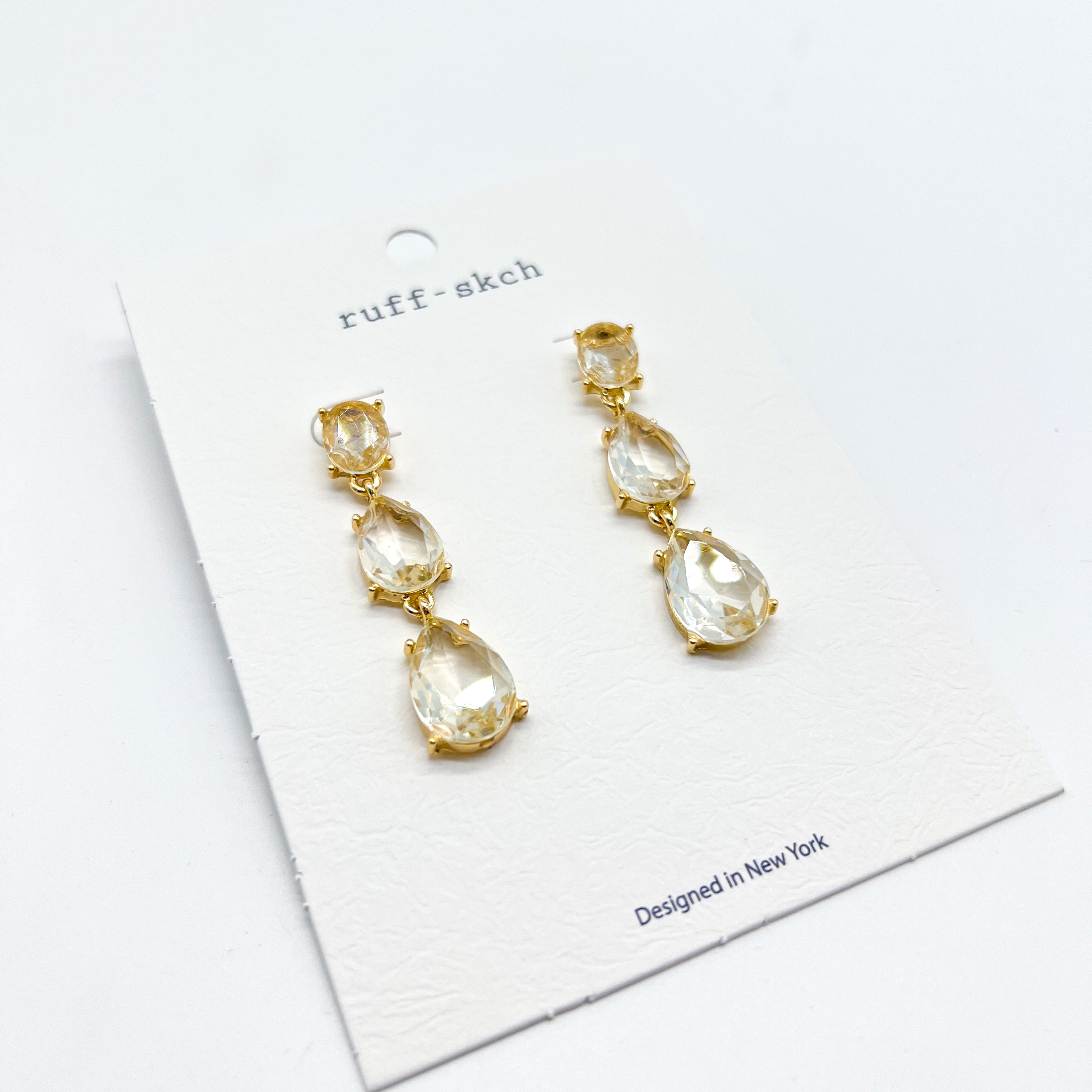 Colorful Raindrop Earrings-310 Jewelry-Rough Sketch-Heathered Boho Boutique, Women's Fashion and Accessories in Palmetto, FL