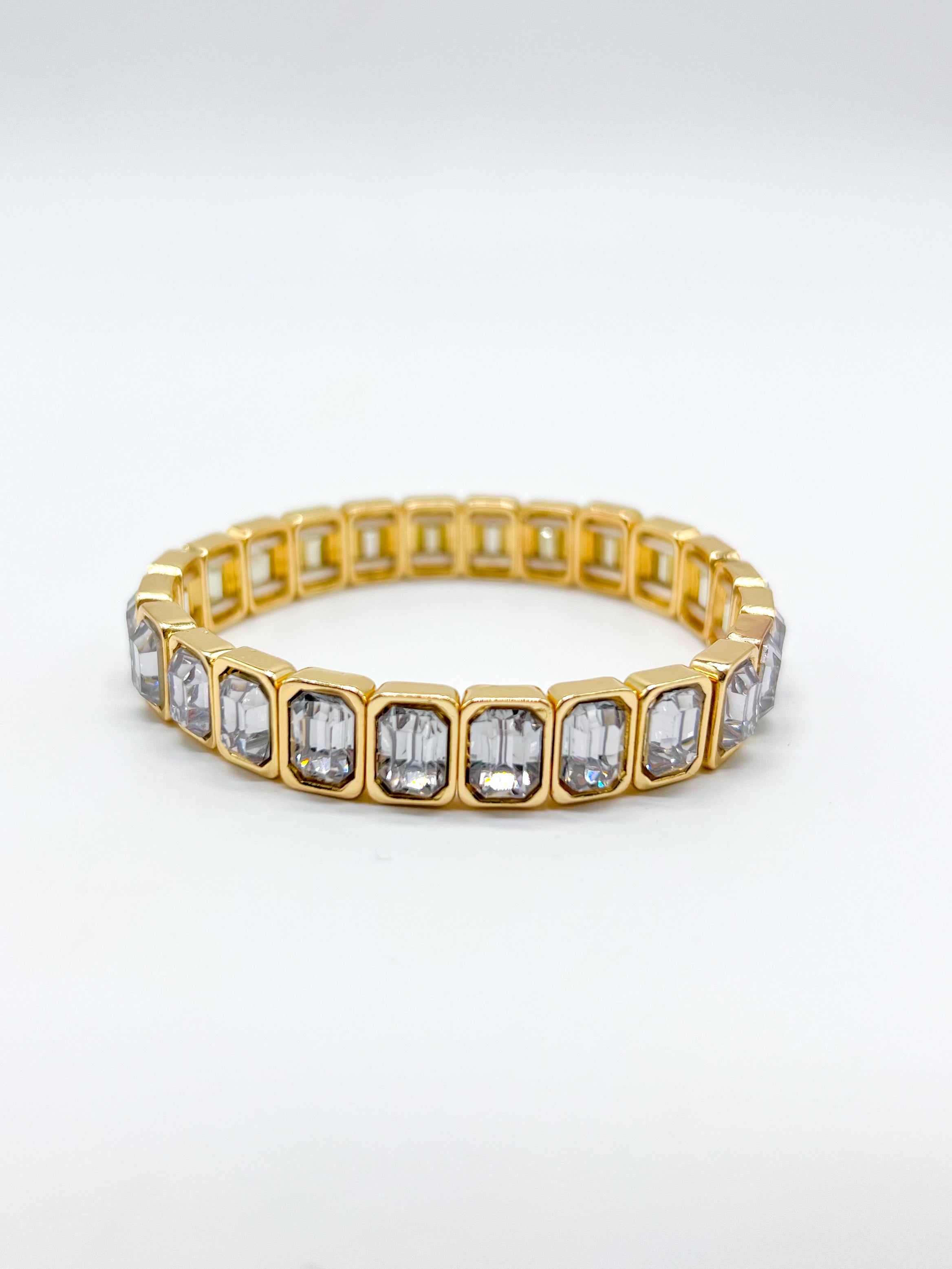 Bring on the Bling Stretch Bracelet-310 Jewelry-Rough Sketch-Heathered Boho Boutique, Women's Fashion and Accessories in Palmetto, FL