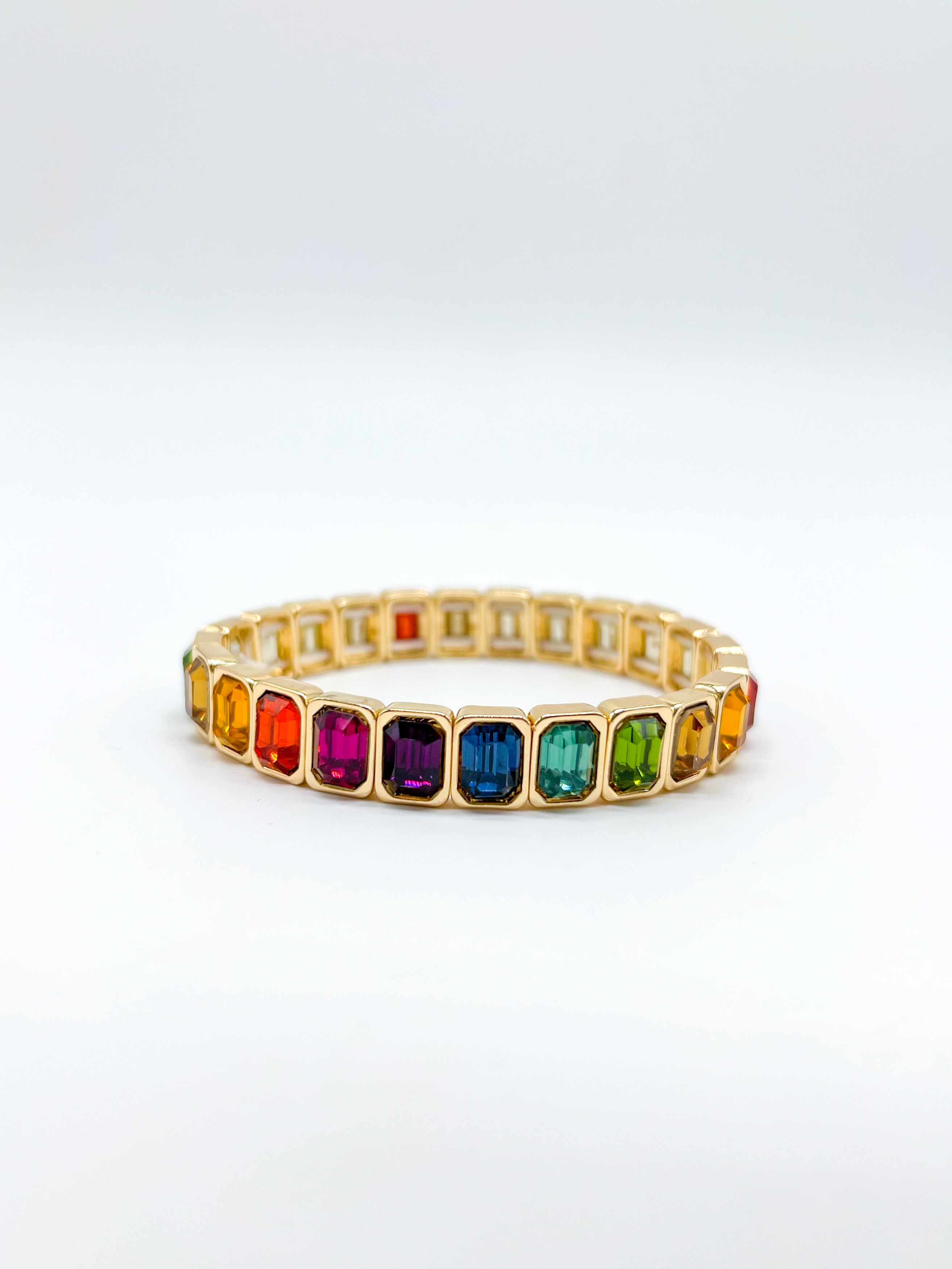 Bring on the Bling Stretch Bracelet-310 Jewelry-Rough Sketch-Heathered Boho Boutique, Women's Fashion and Accessories in Palmetto, FL