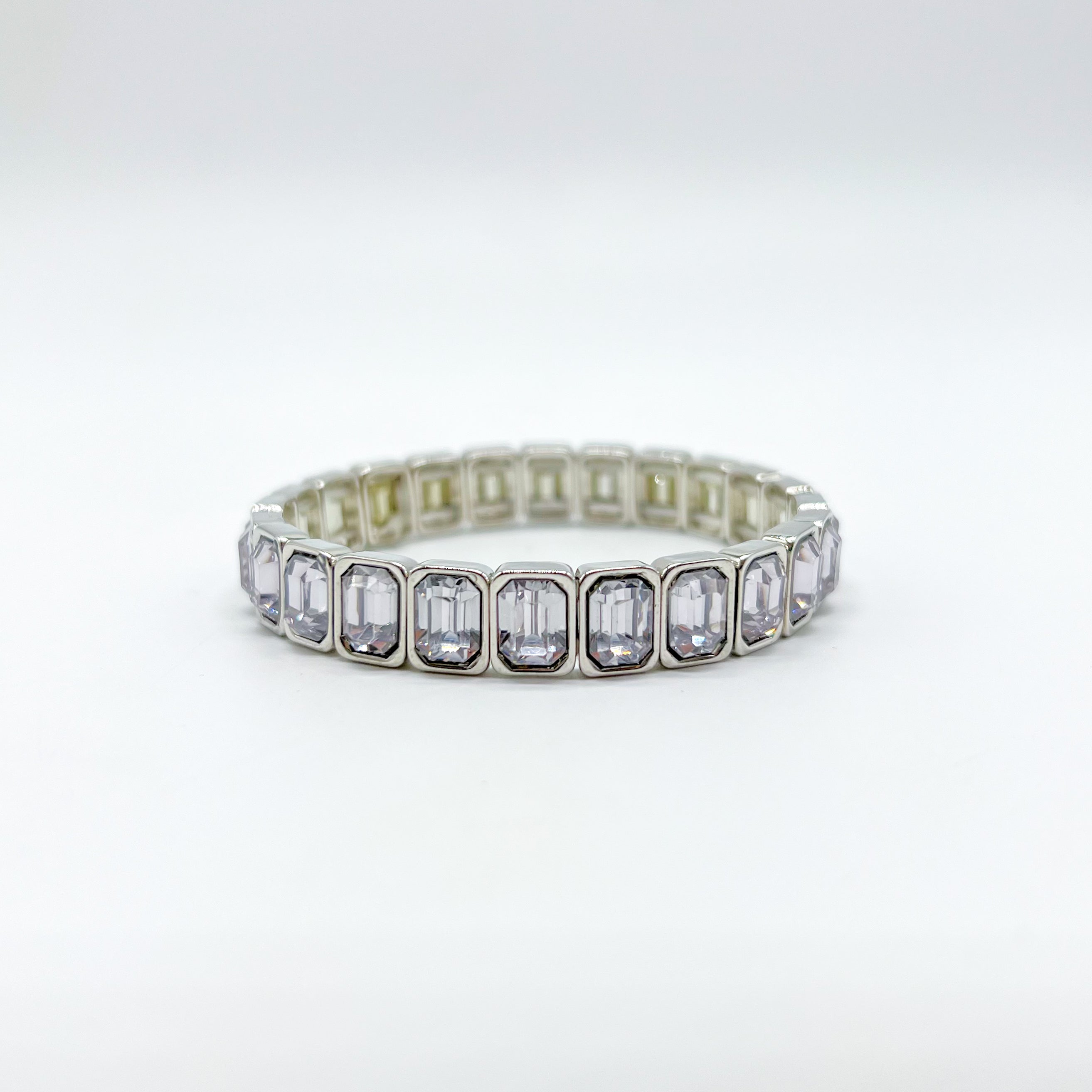 Bring on the Bling Stretch Bracelet-310 Jewelry-Rough Sketch-Heathered Boho Boutique, Women's Fashion and Accessories in Palmetto, FL