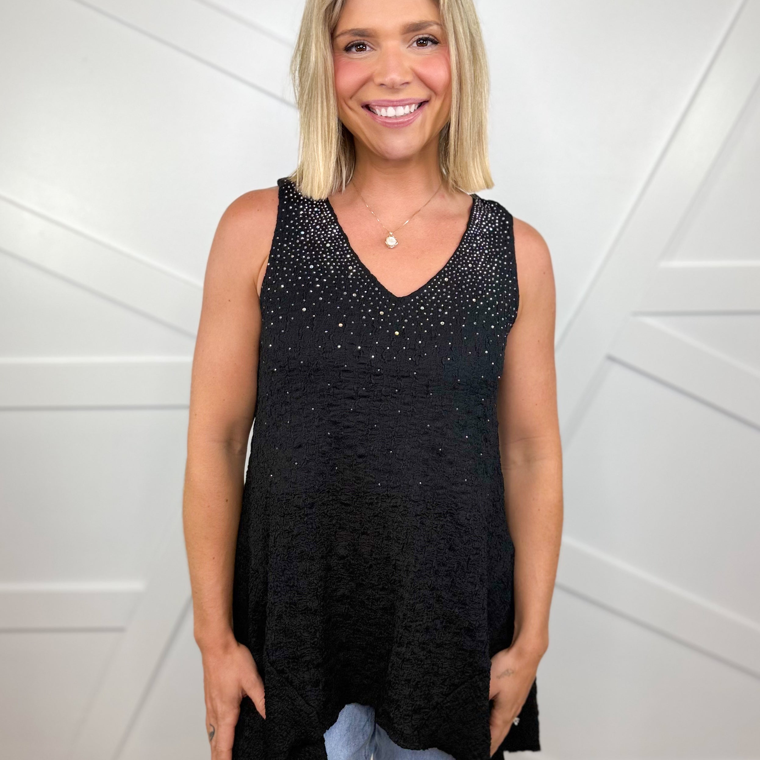 Shooting Star Top-100 Tank/Crop Tops-VOCAL-Heathered Boho Boutique, Women's Fashion and Accessories in Palmetto, FL