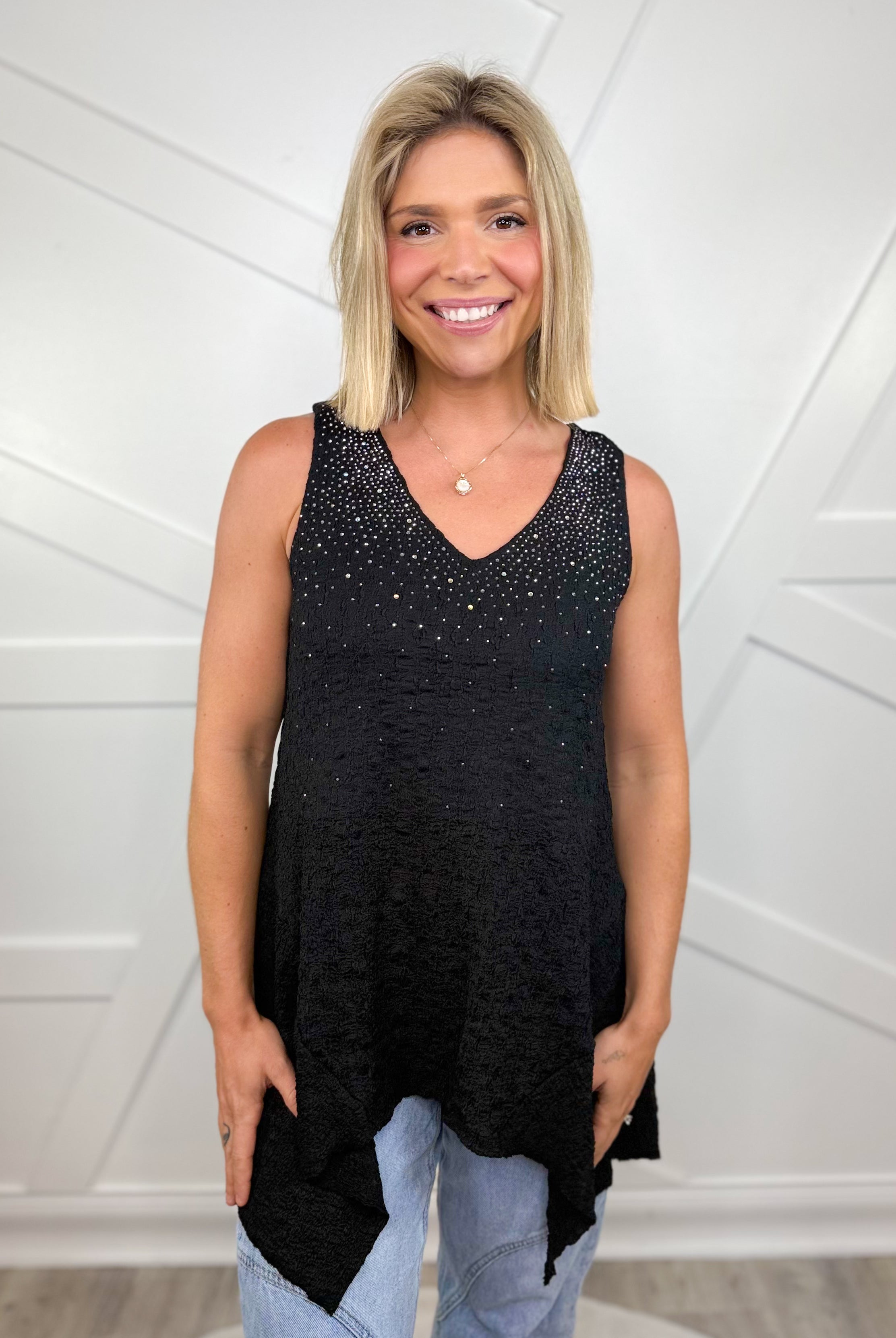 Shooting Star Top-100 Tank/Crop Tops-VOCAL-Heathered Boho Boutique, Women's Fashion and Accessories in Palmetto, FL