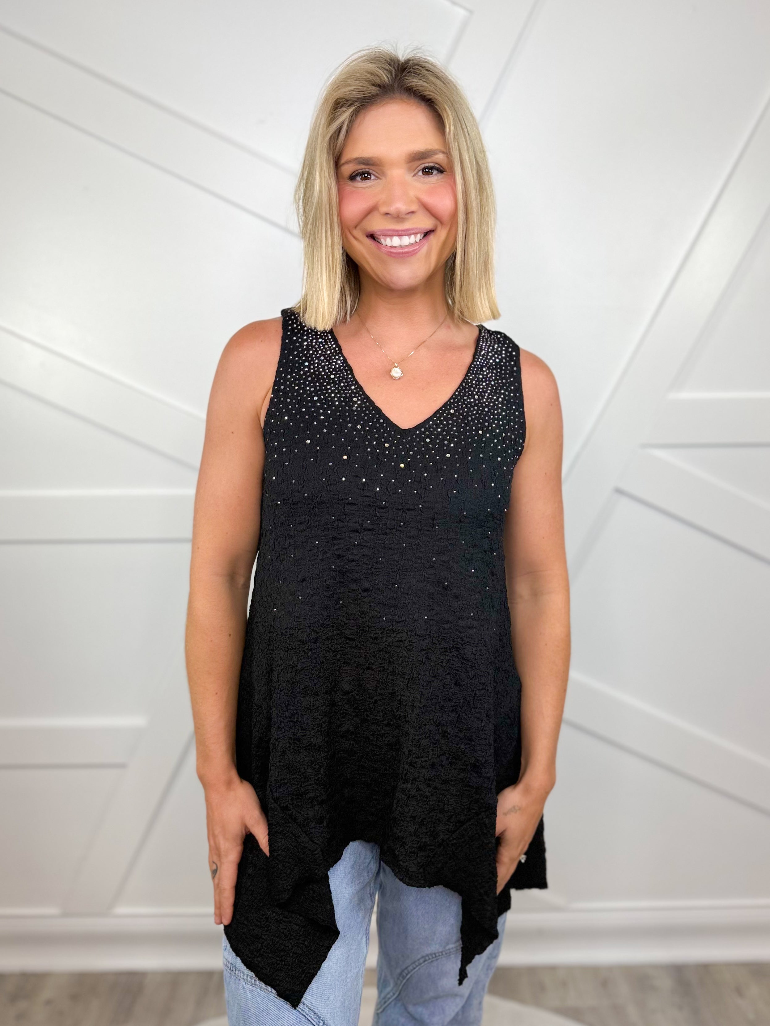 Shooting Star Top-100 Tank/Crop Tops-VOCAL-Heathered Boho Boutique, Women's Fashion and Accessories in Palmetto, FL