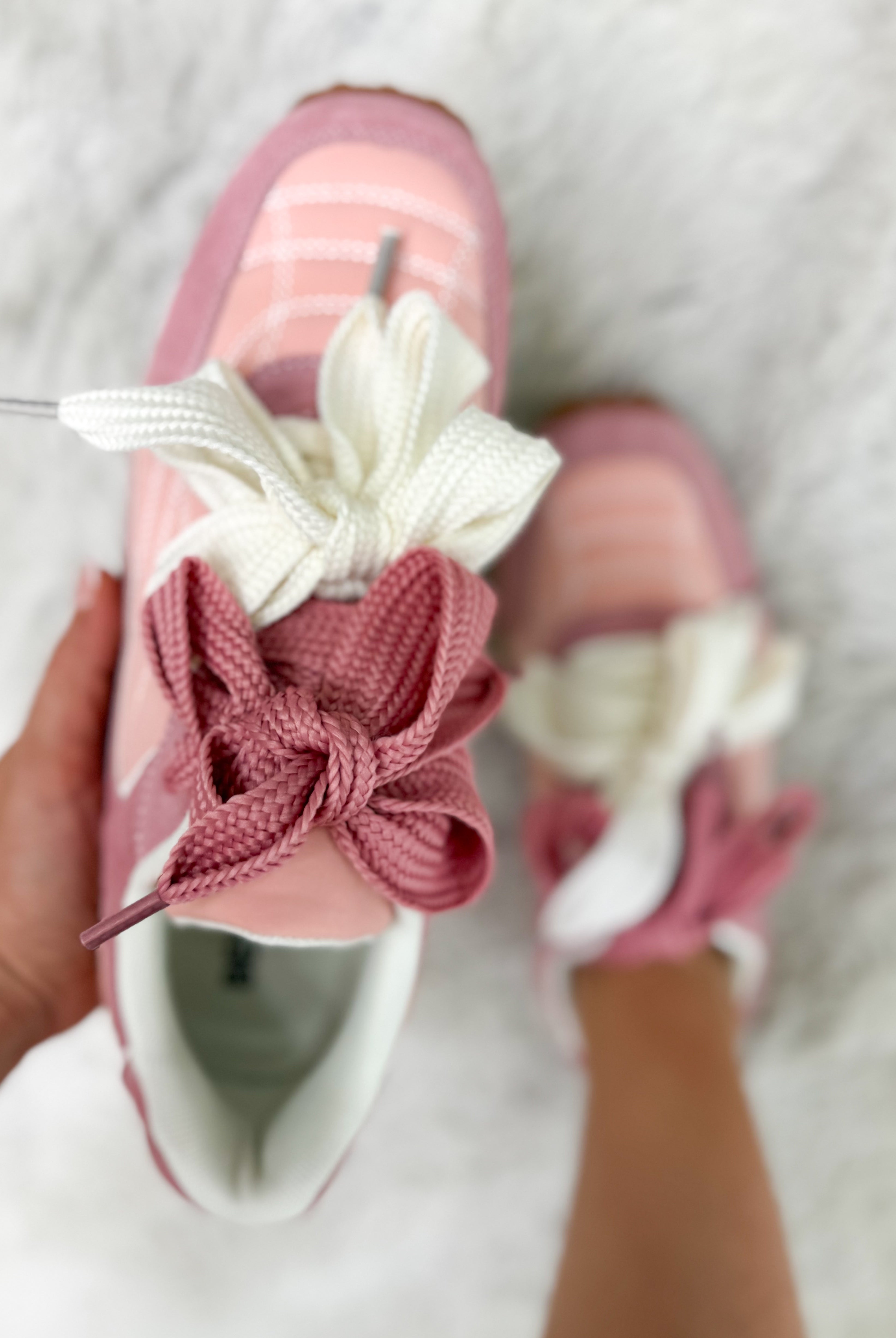 Lacey Sneakers - Pink-350 SHOES-BERNESS-Heathered Boho Boutique, Women's Fashion and Accessories in Palmetto, FL