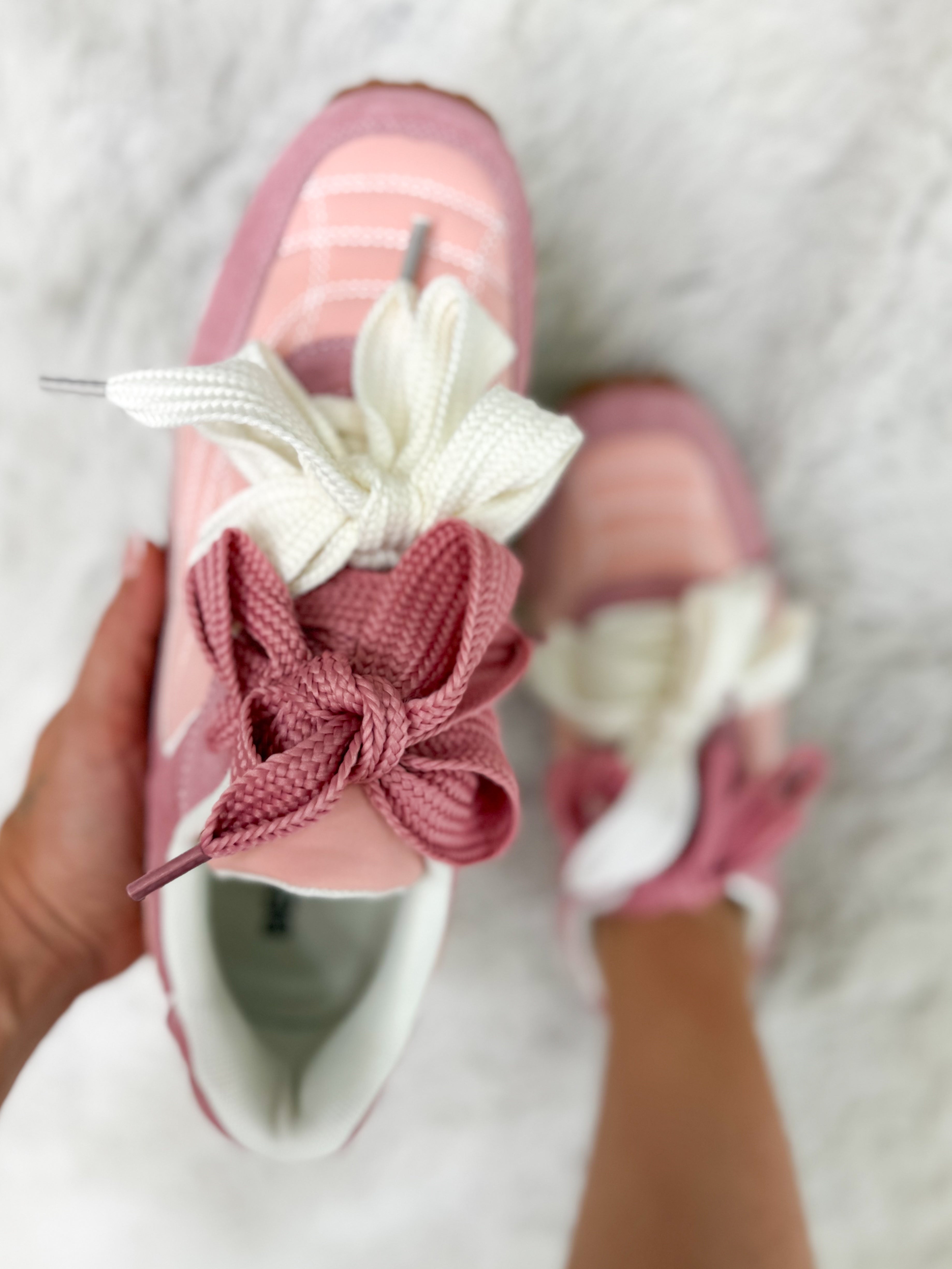 Lacey Sneakers - Pink-350 SHOES-BERNESS-Heathered Boho Boutique, Women's Fashion and Accessories in Palmetto, FL