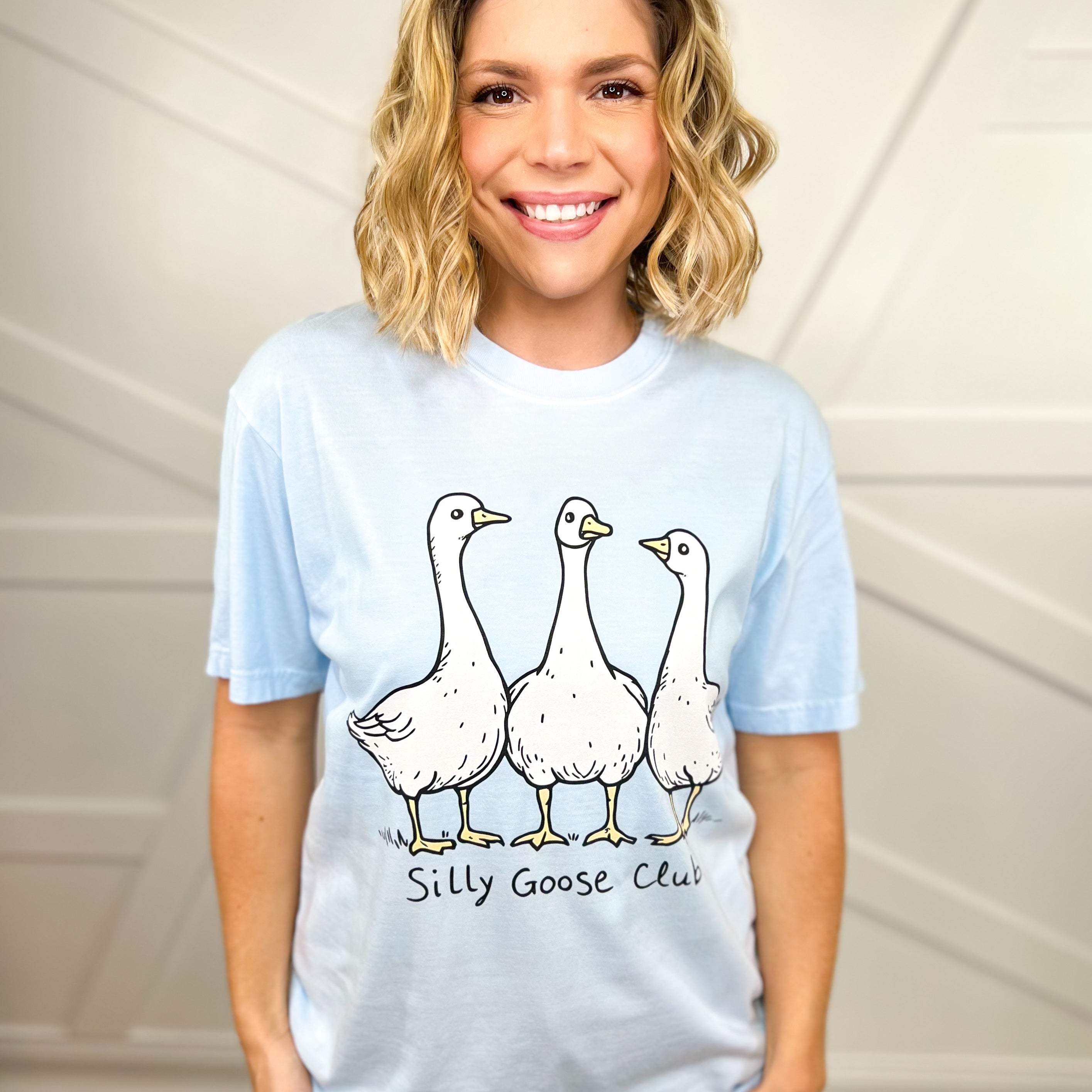 Silly Goose Club Graphic Tee-130 Graphic Tees-Heathered Boho-Heathered Boho Boutique, Women's Fashion and Accessories in Palmetto, FL