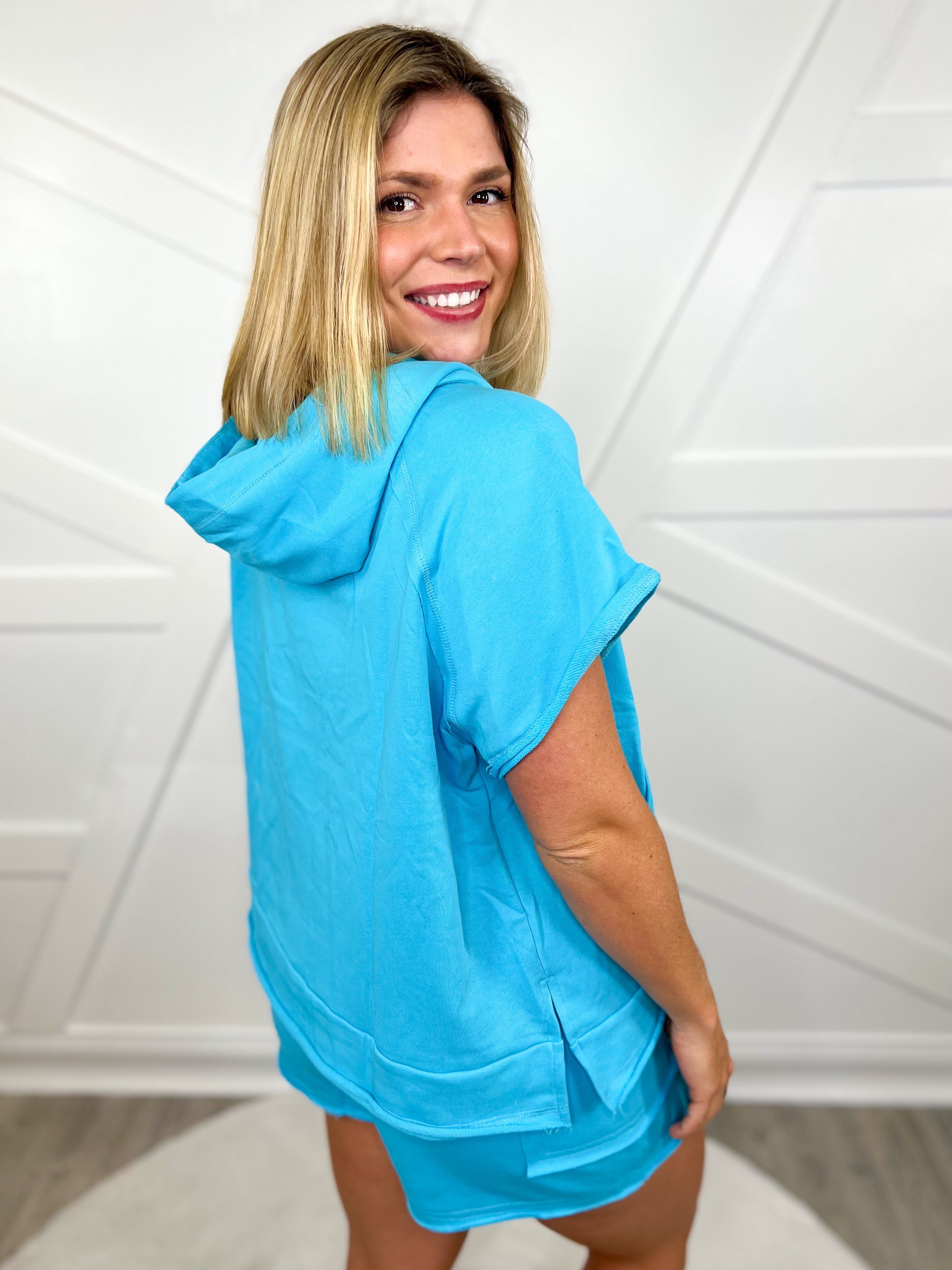 On the Rise Hoodie Top-210 Hoodies-White Birch-Heathered Boho Boutique, Women's Fashion and Accessories in Palmetto, FL