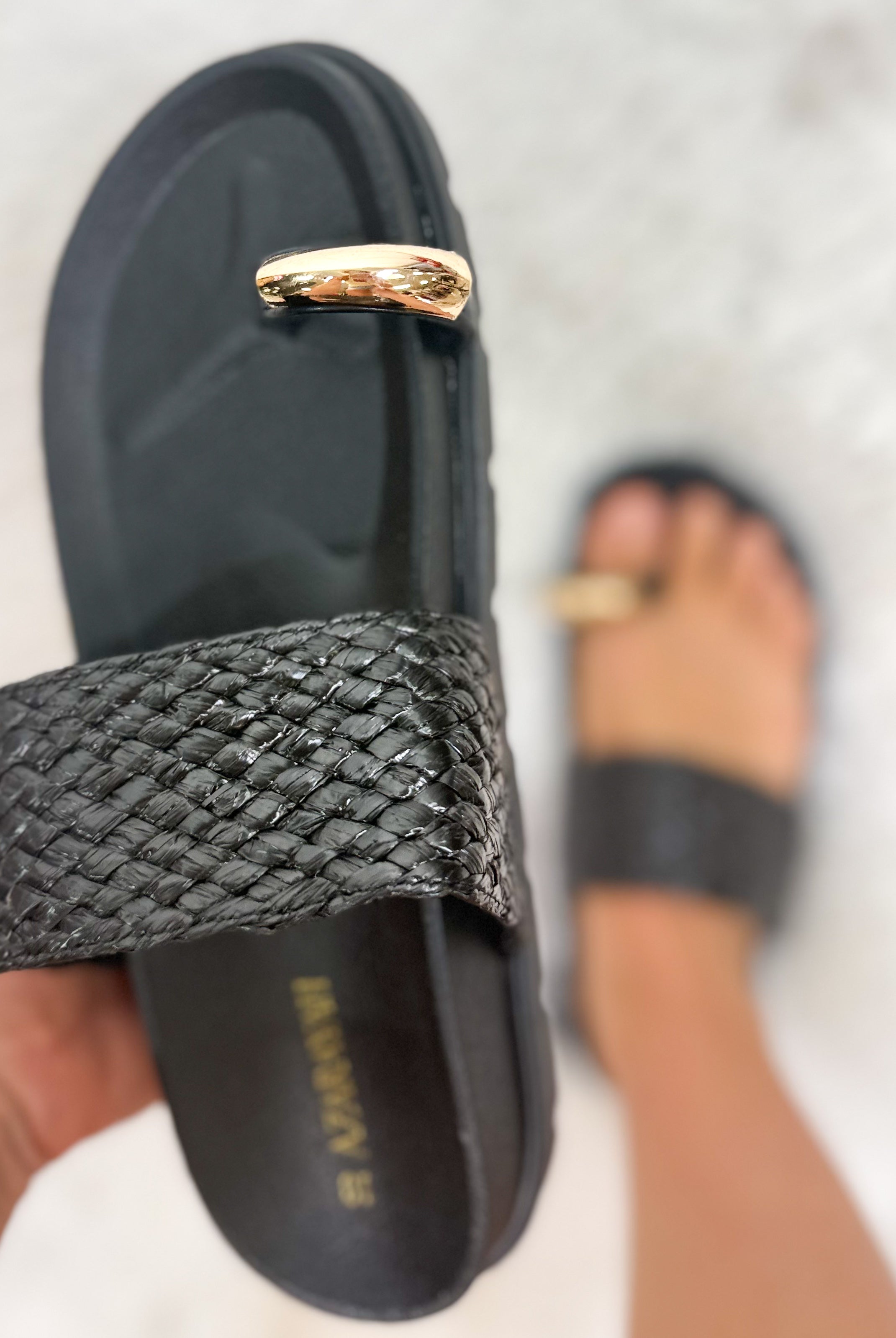 Chica Sandals - Black-350 Shoes-Azarayah-Heathered Boho Boutique, Women's Fashion and Accessories in Palmetto, FL