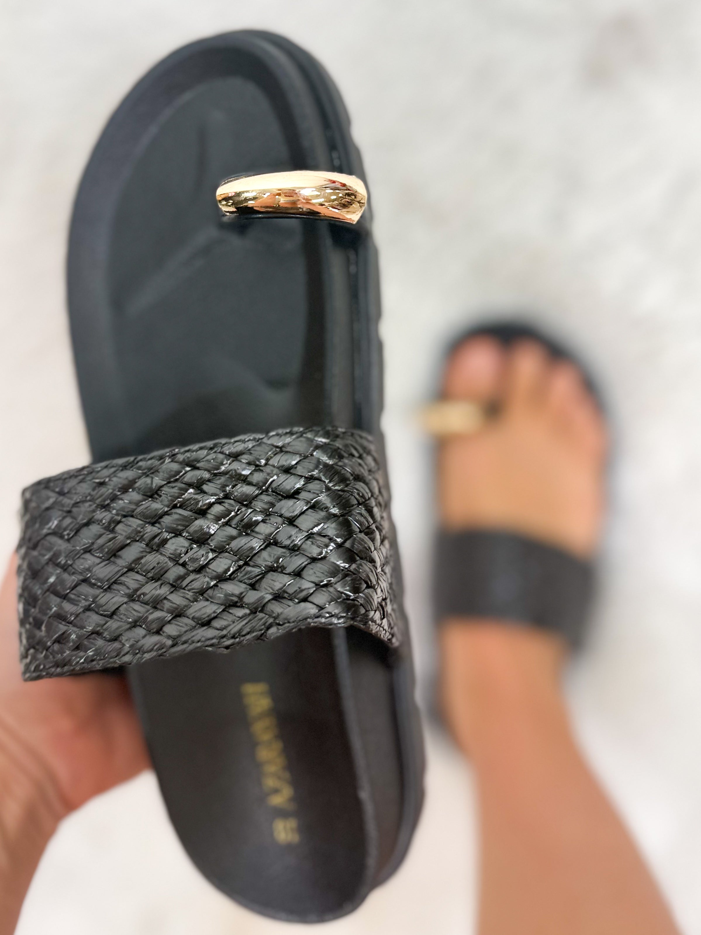 Chica Sandals - Black-350 Shoes-Azarayah-Heathered Boho Boutique, Women's Fashion and Accessories in Palmetto, FL