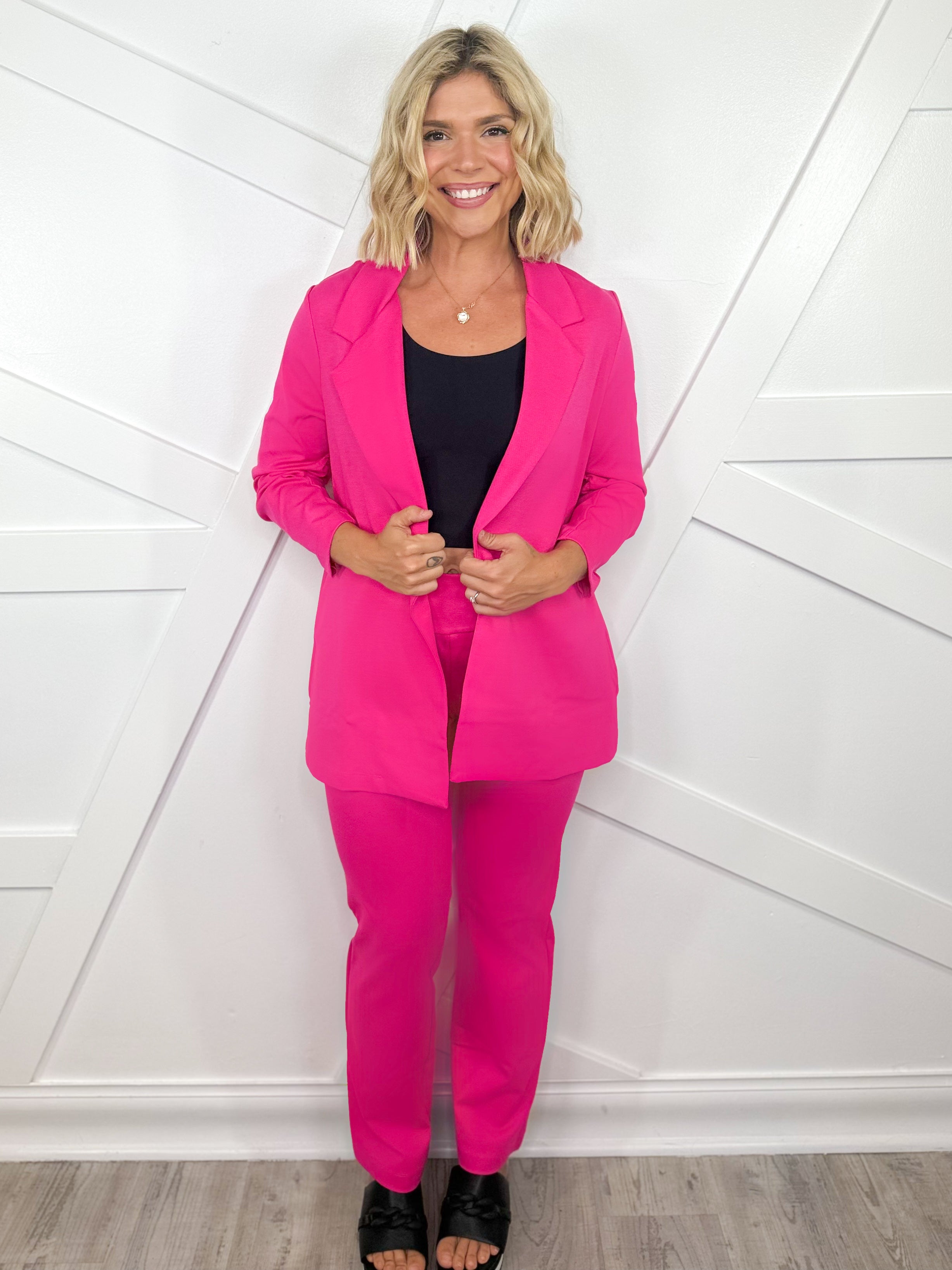 Magic Maker Straight Leg Pants-150 PANTS-DEAR SCARLETT-Heathered Boho Boutique, Women's Fashion and Accessories in Palmetto, FL