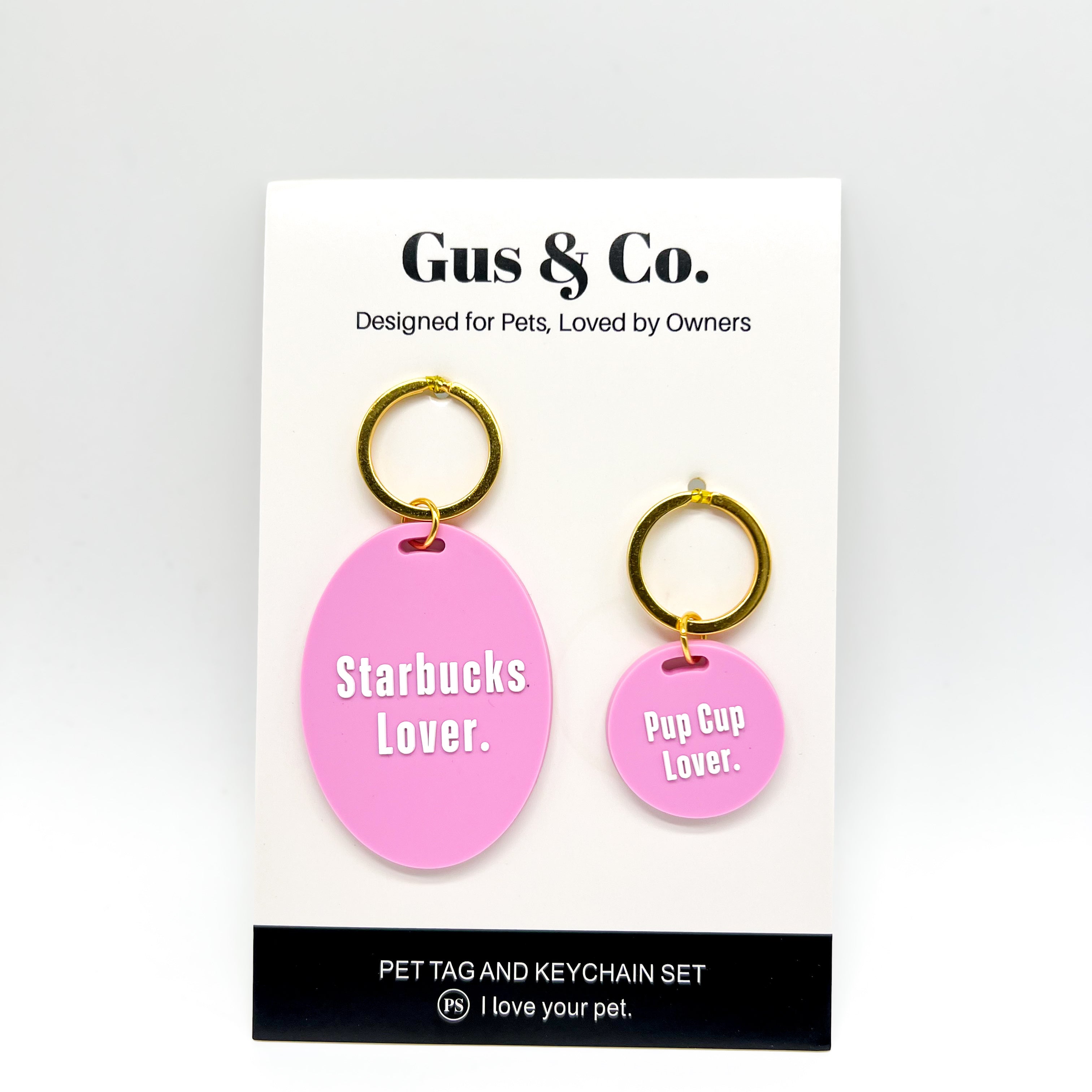 Gus & Co. Dog Tag & Keychain Set-340 Other Accessories-PRETTY SIMPLE-Heathered Boho Boutique, Women's Fashion and Accessories in Palmetto, FL