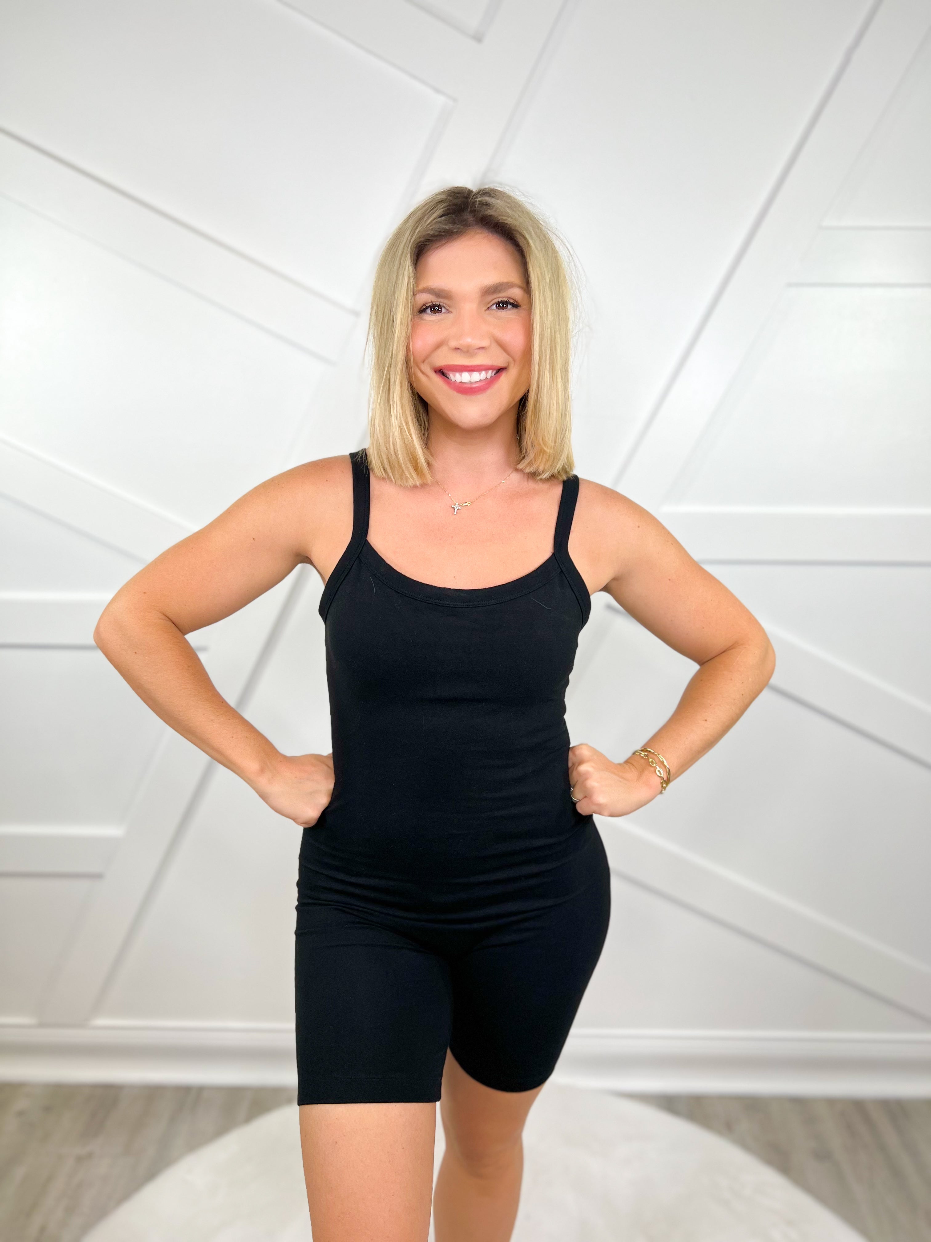 Perfect Game Romper-230 Dresses/Jumpsuits/Rompers-Rae Mode-Heathered Boho Boutique, Women's Fashion and Accessories in Palmetto, FL