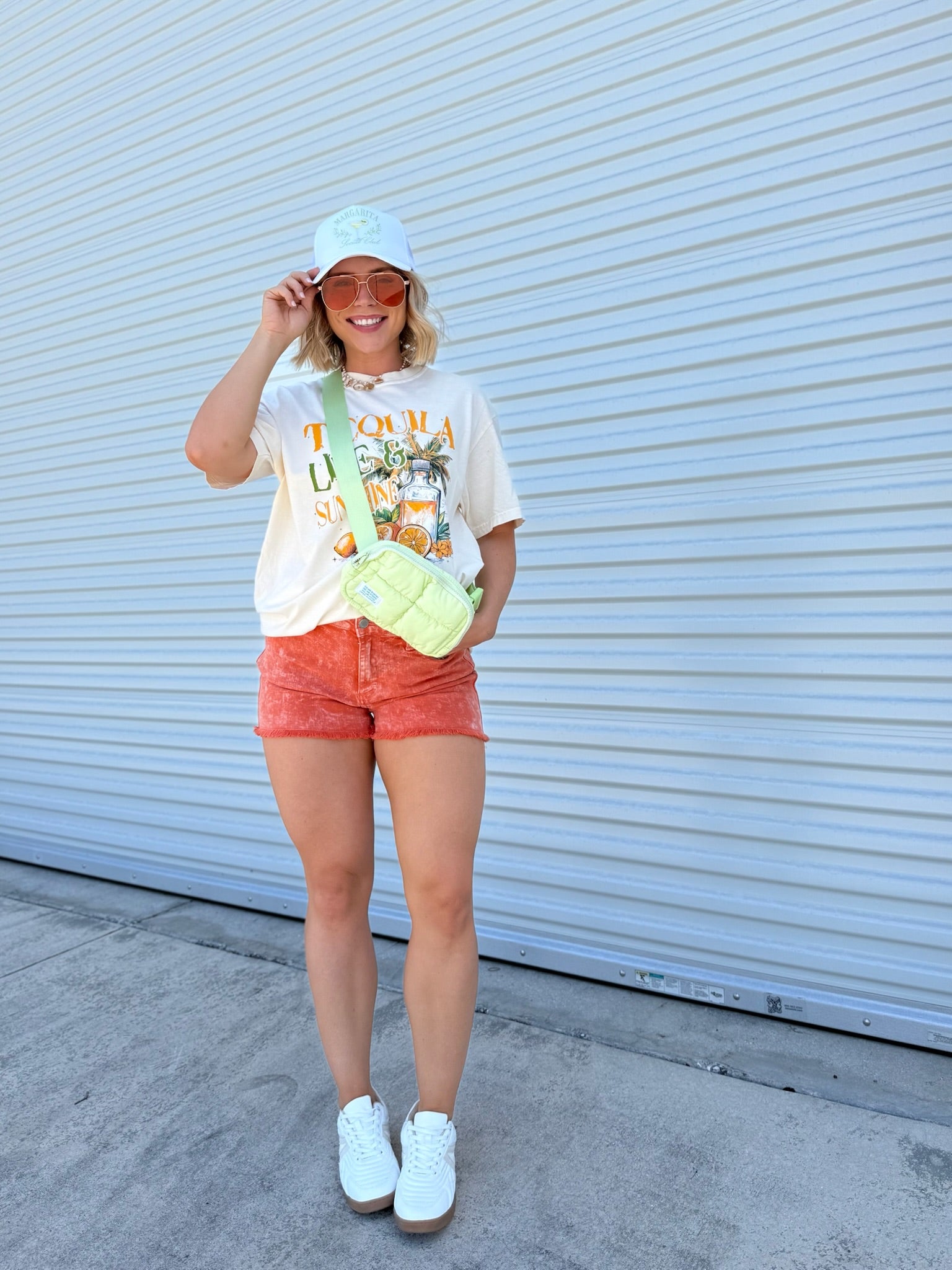 Tequila Lime & Sunshine Graphic Tee-130 Graphic Tees-Heathered Boho-Heathered Boho Boutique, Women's Fashion and Accessories in Palmetto, FL