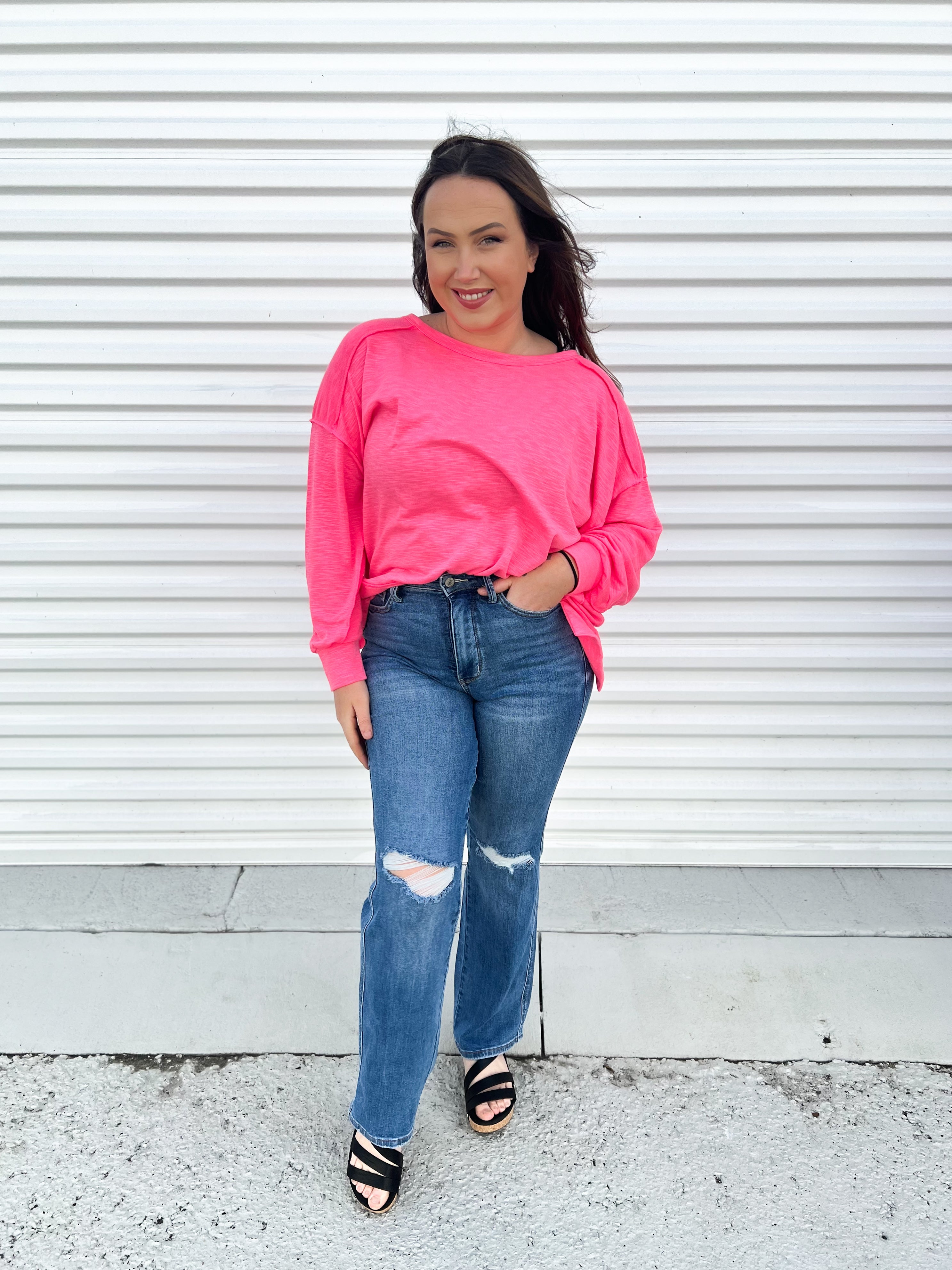 Elevated TUMMY CONTROL Straight Leg by Judy Blue-190 Jeans-Judy Blue-Heathered Boho Boutique, Women's Fashion and Accessories in Palmetto, FL