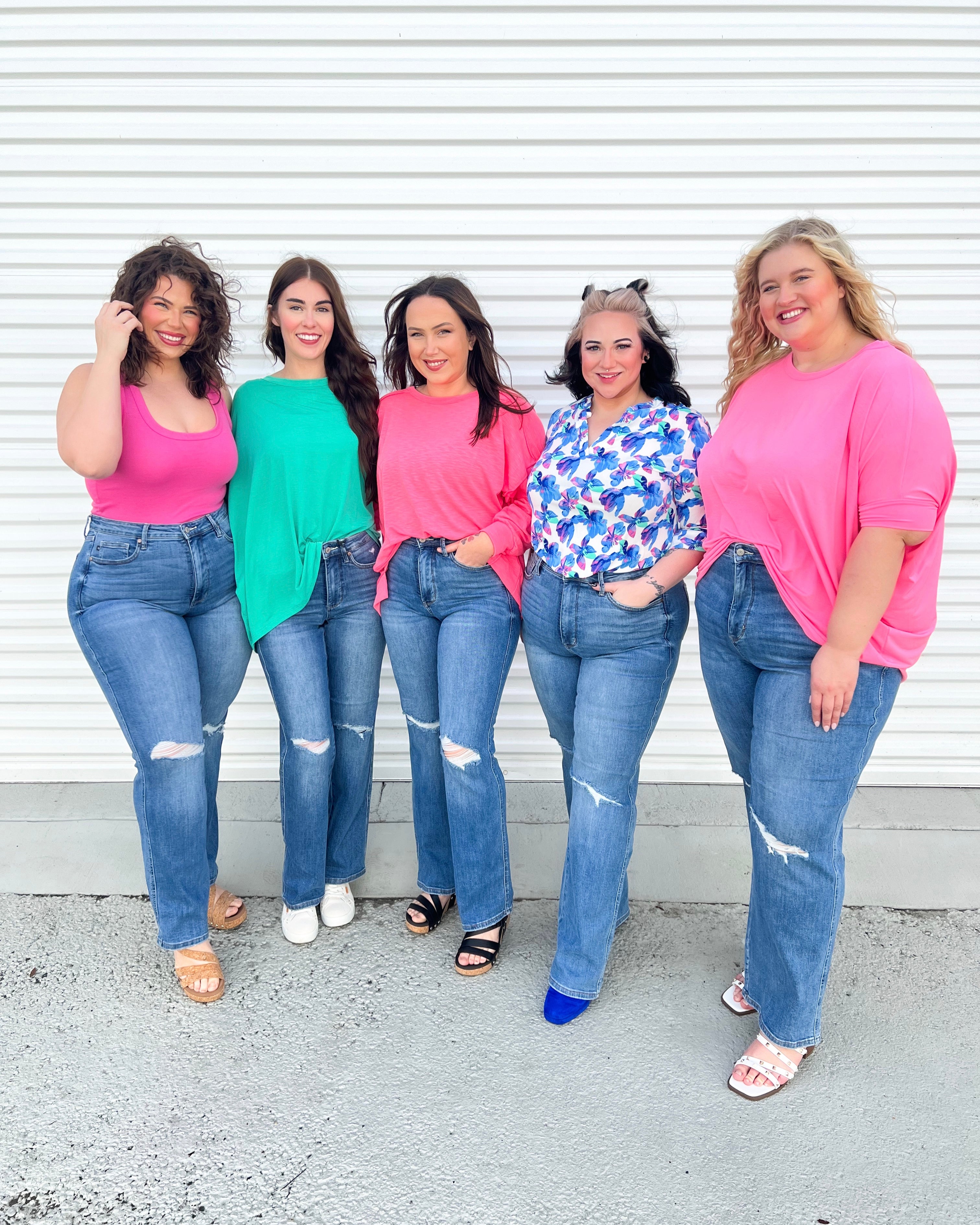 Elevated TUMMY CONTROL Straight Leg by Judy Blue-190 Jeans-Judy Blue-Heathered Boho Boutique, Women's Fashion and Accessories in Palmetto, FL