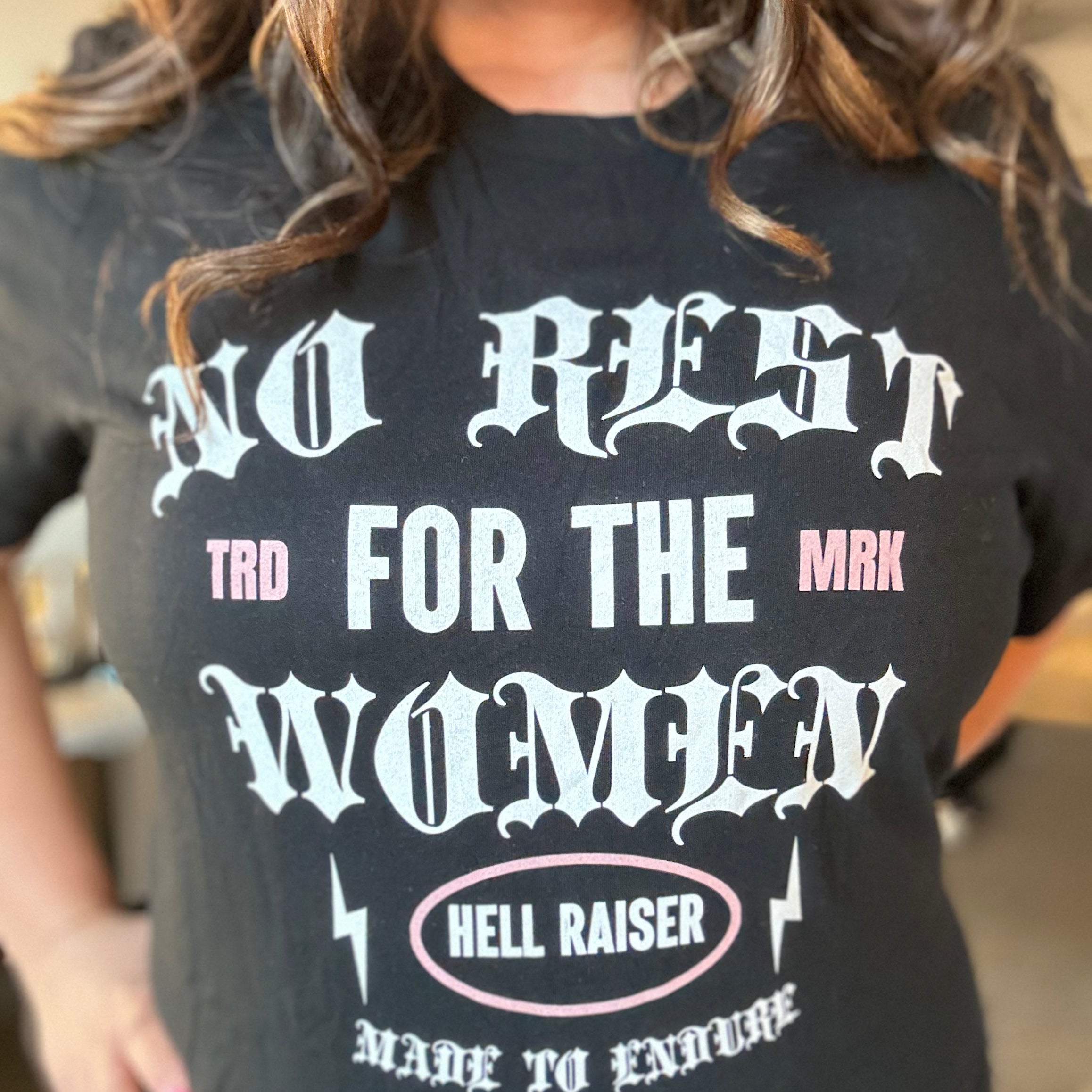 No Rest for the Women Graphic Tee-130 Graphic Tees-Heathered Boho-Heathered Boho Boutique, Women's Fashion and Accessories in Palmetto, FL