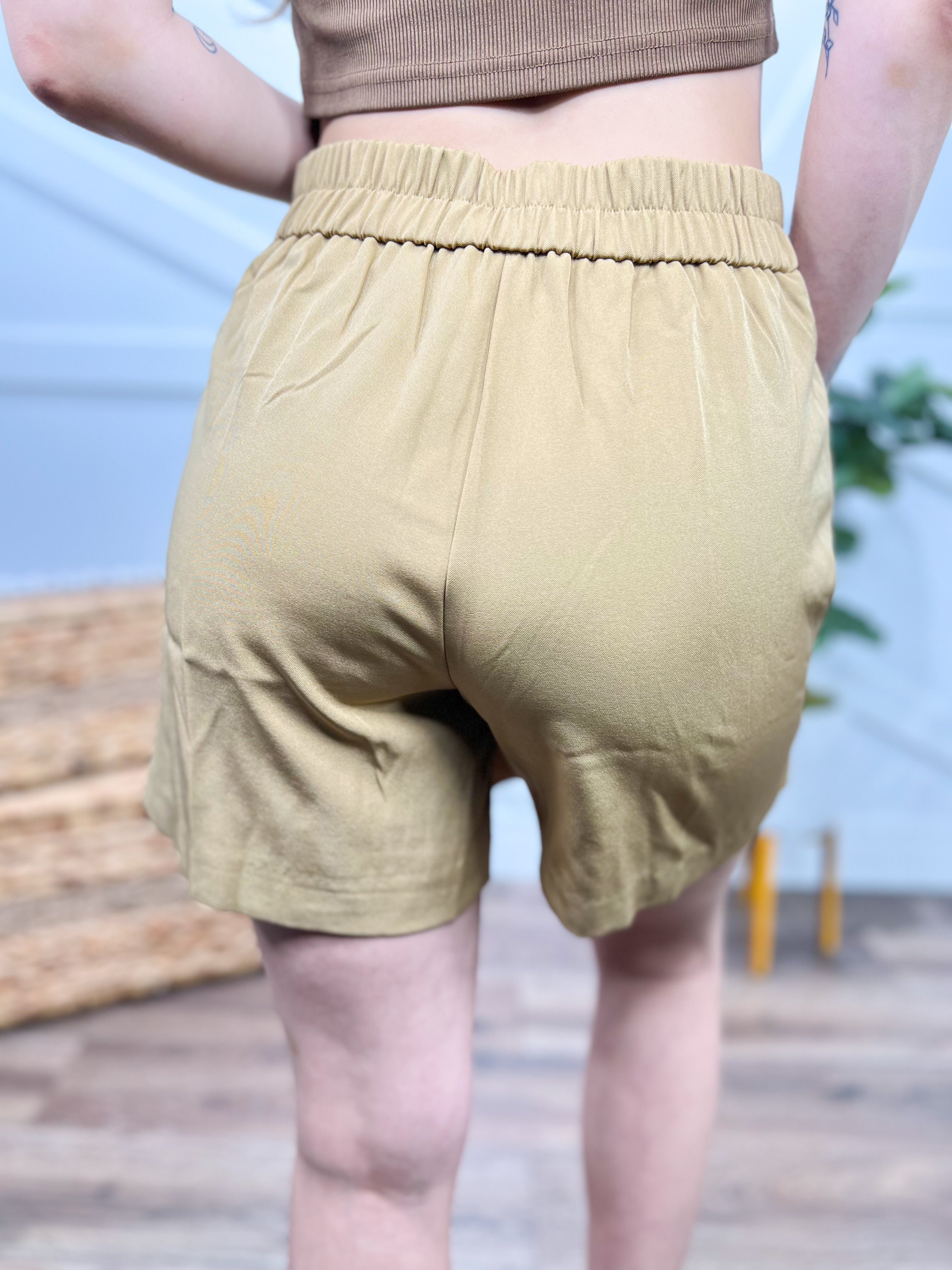 BLACK FRIDAY: Call for Attention Skort-170 Skort/ Skirt-White Birch-Heathered Boho Boutique, Women's Fashion and Accessories in Palmetto, FL