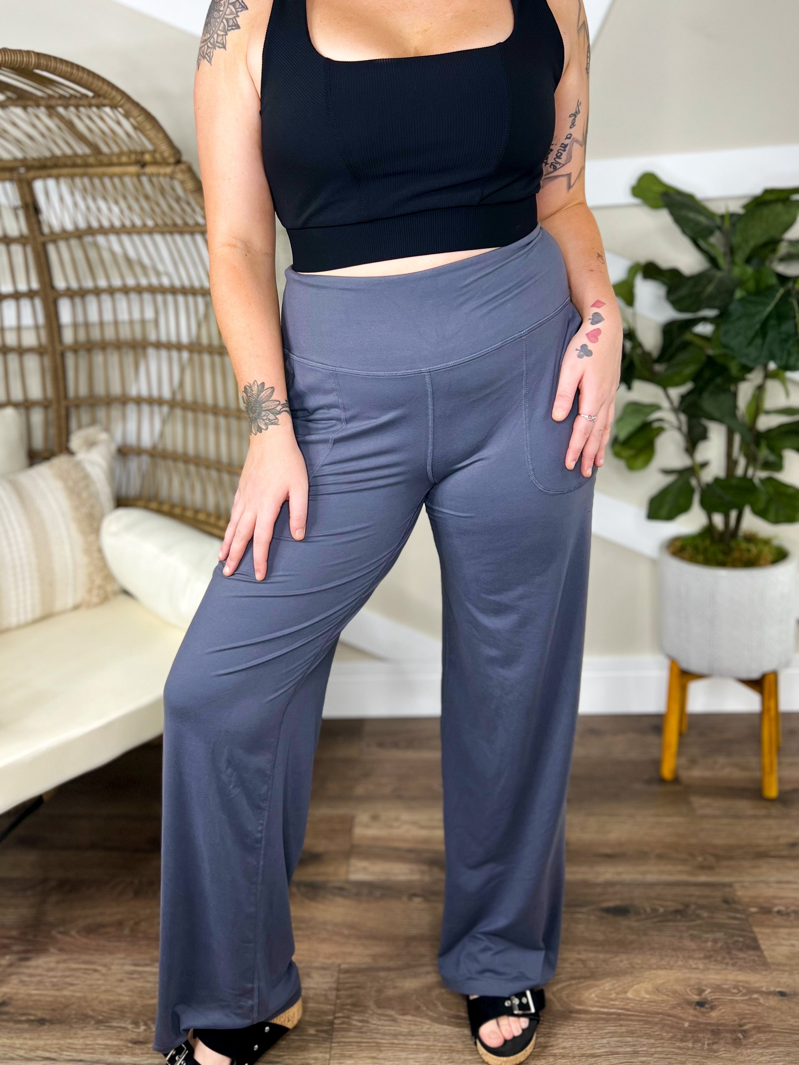 Restock: Make A Move Yoga Pants-150 PANTS-Rae Mode-Heathered Boho Boutique, Women's Fashion and Accessories in Palmetto, FL