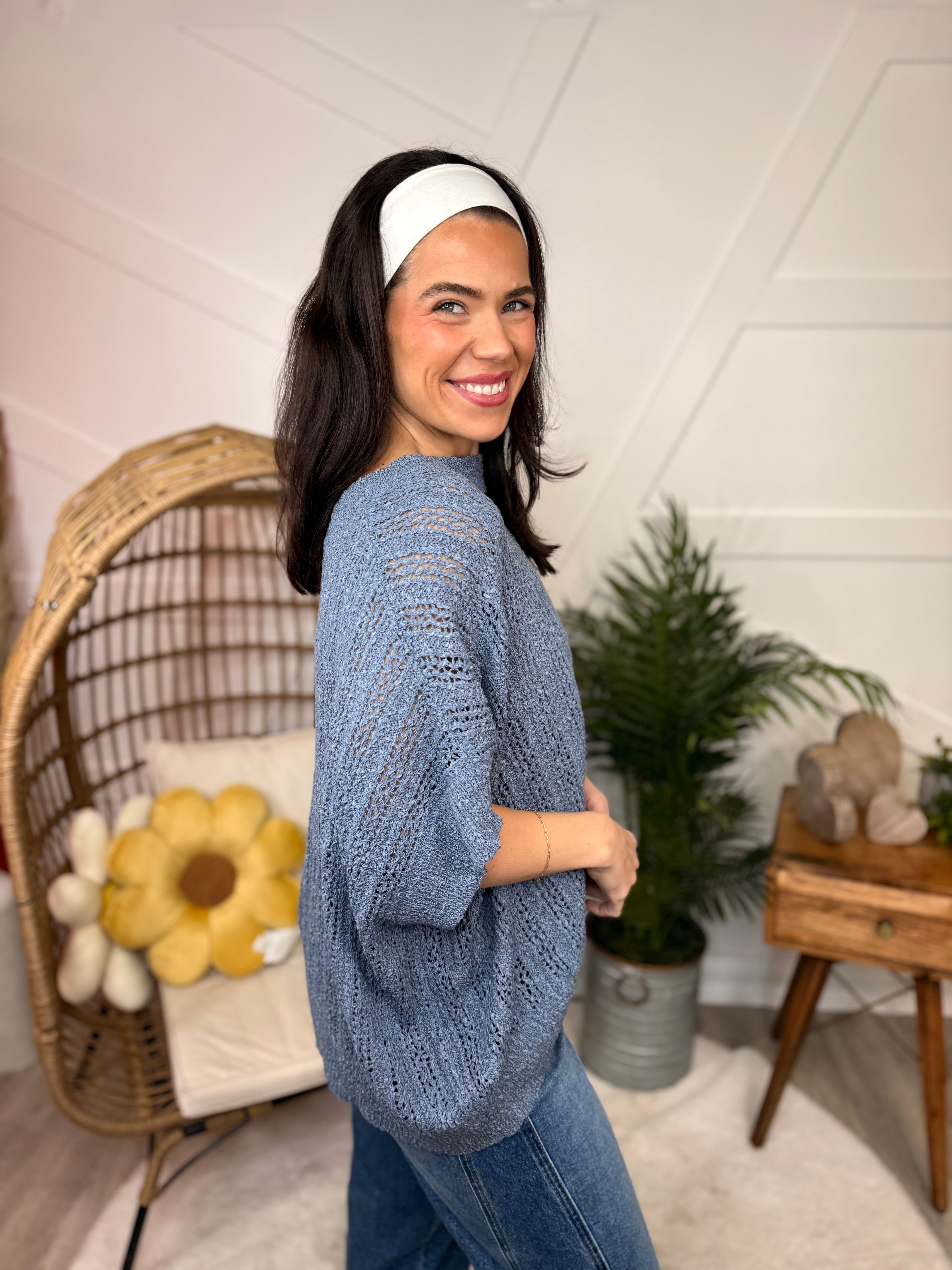 On the Coast Top-110 SHORT SLEEVE TOP-Sew In Love-Heathered Boho Boutique, Women's Fashion and Accessories in Palmetto, FL