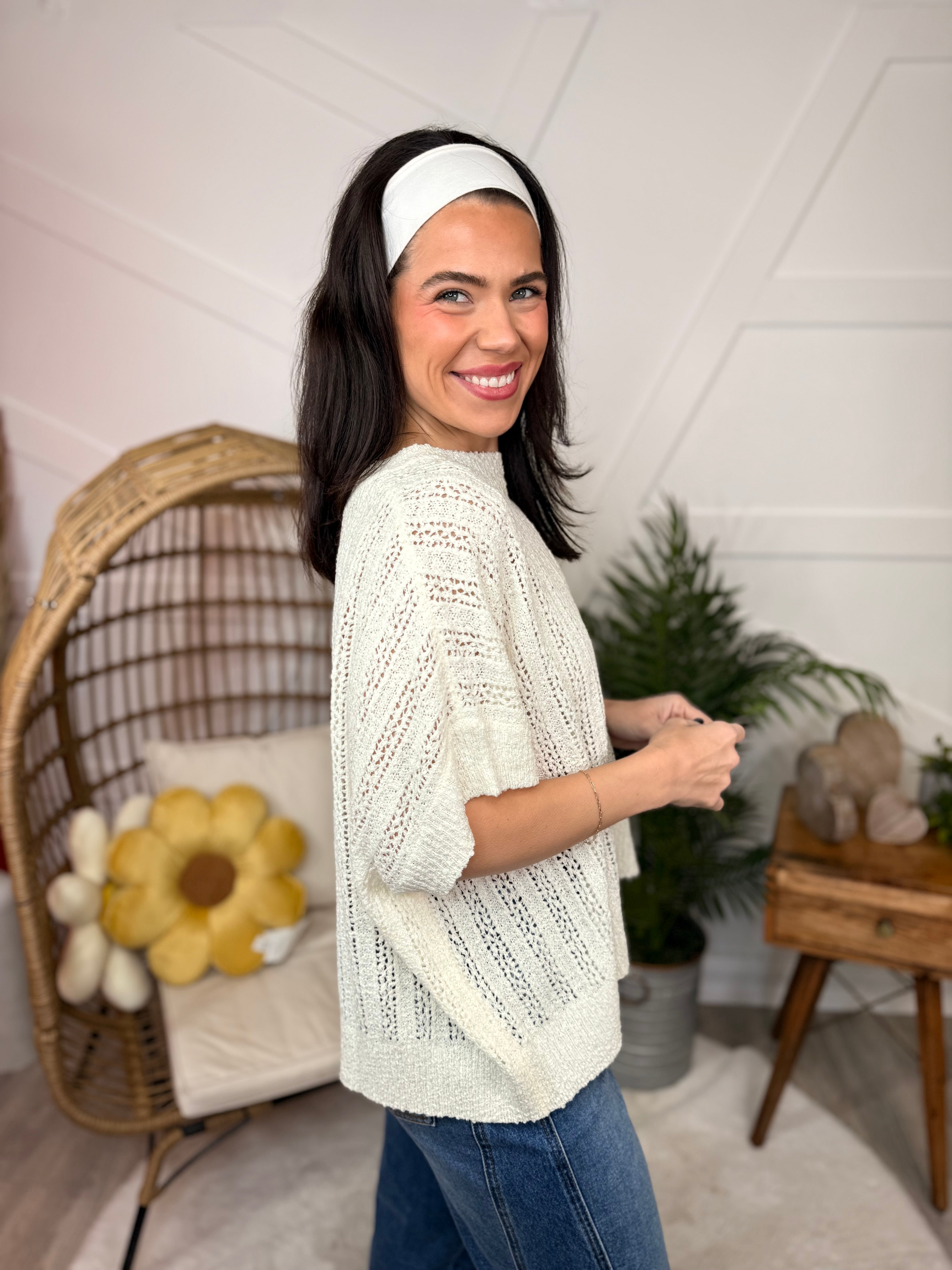 On the Coast Top-110 SHORT SLEEVE TOP-Sew In Love-Heathered Boho Boutique, Women's Fashion and Accessories in Palmetto, FL