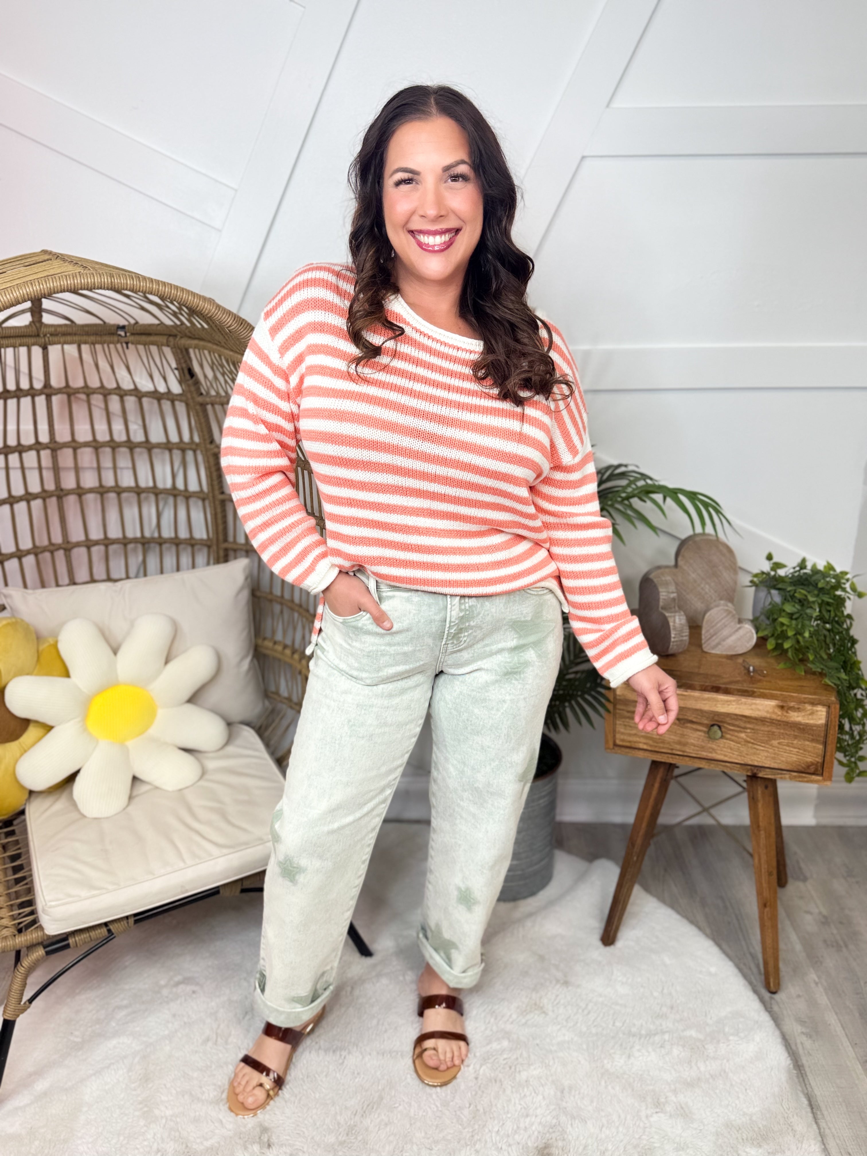 Star Seeker Boyfriend Jeans by Risen-190 JEANS-Risen Jeans-Heathered Boho Boutique, Women's Fashion and Accessories in Palmetto, FL