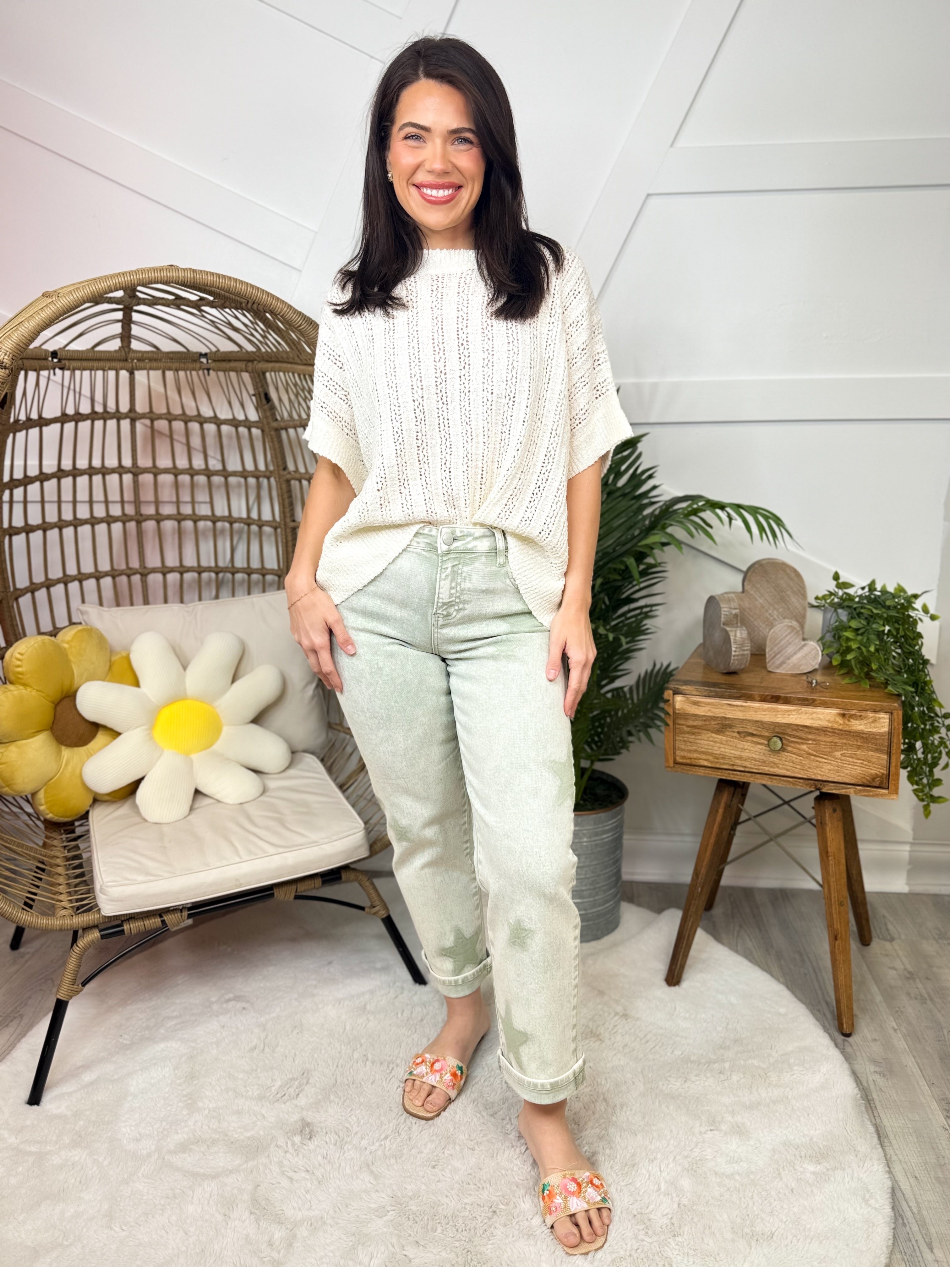 Star Seeker Boyfriend Jeans by Risen-190 JEANS-Risen Jeans-Heathered Boho Boutique, Women's Fashion and Accessories in Palmetto, FL