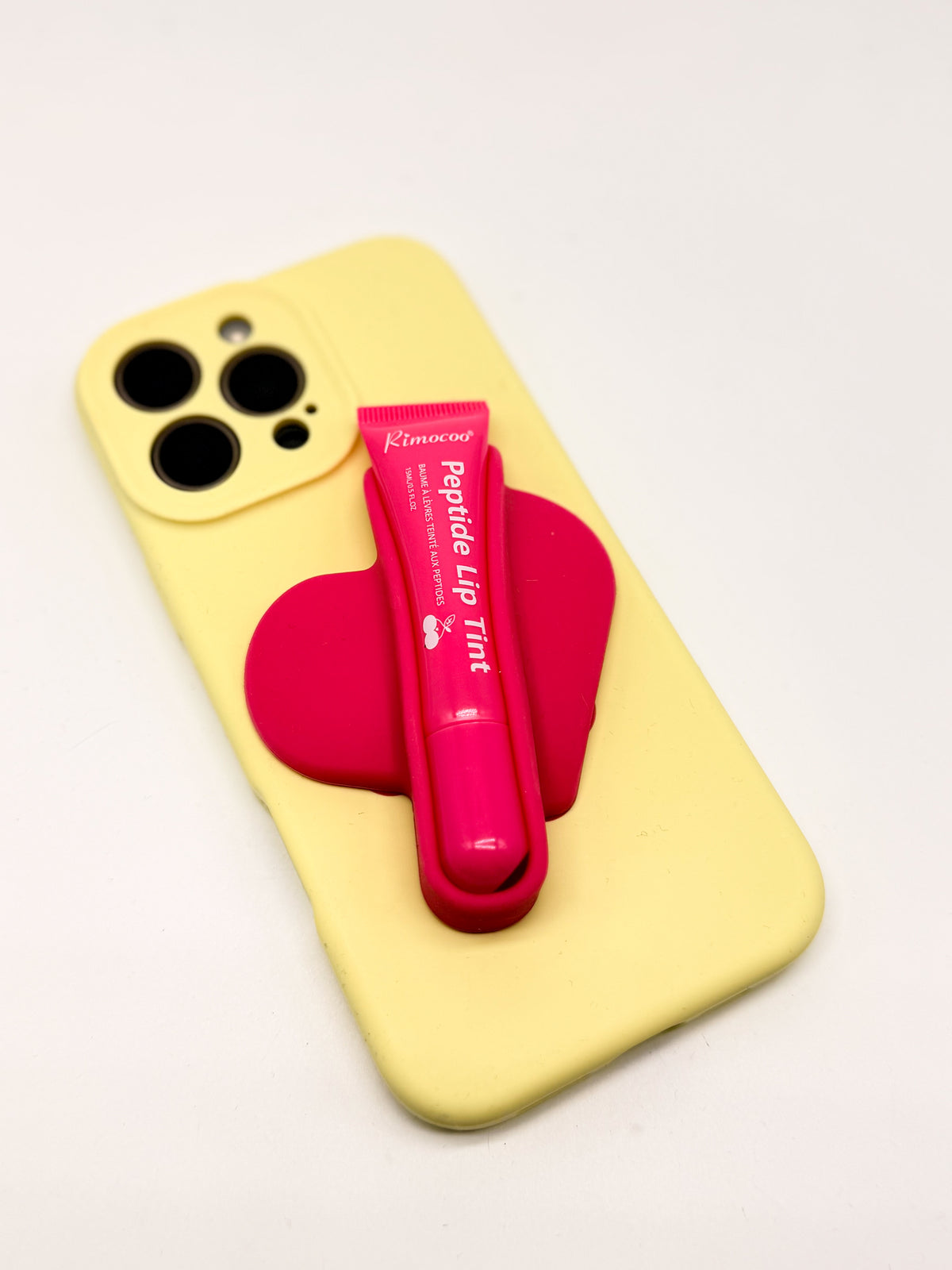 Heart Phone Lip Gloss Holder with Peptide Lip Tint-340 Other Accessories-Love and Repeat-Heathered Boho Boutique, Women's Fashion and Accessories in Palmetto, FL
