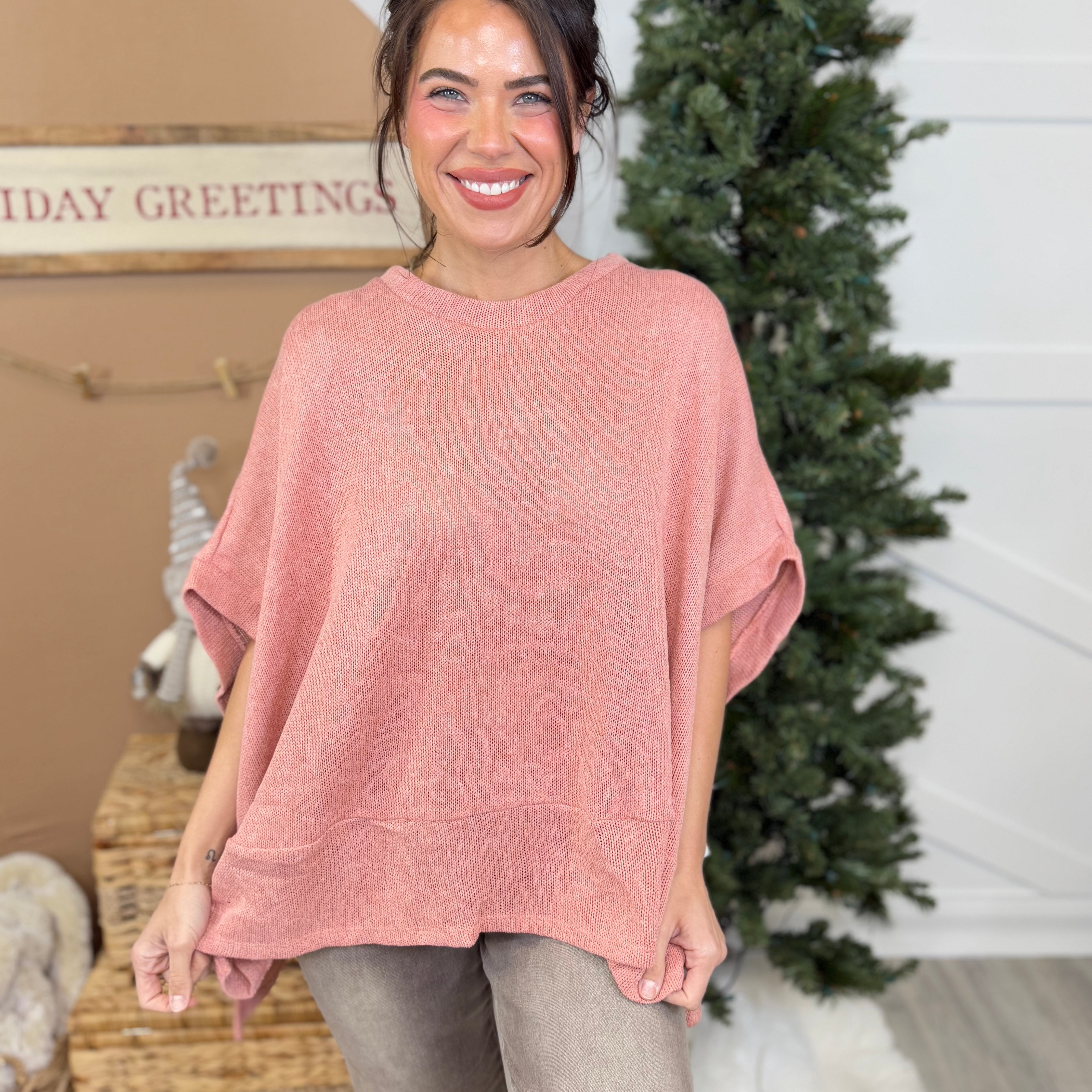 Refresh Top-110 SHORT SLEEVE TOP-DEAR SCARLETT-Heathered Boho Boutique, Women's Fashion and Accessories in Palmetto, FL