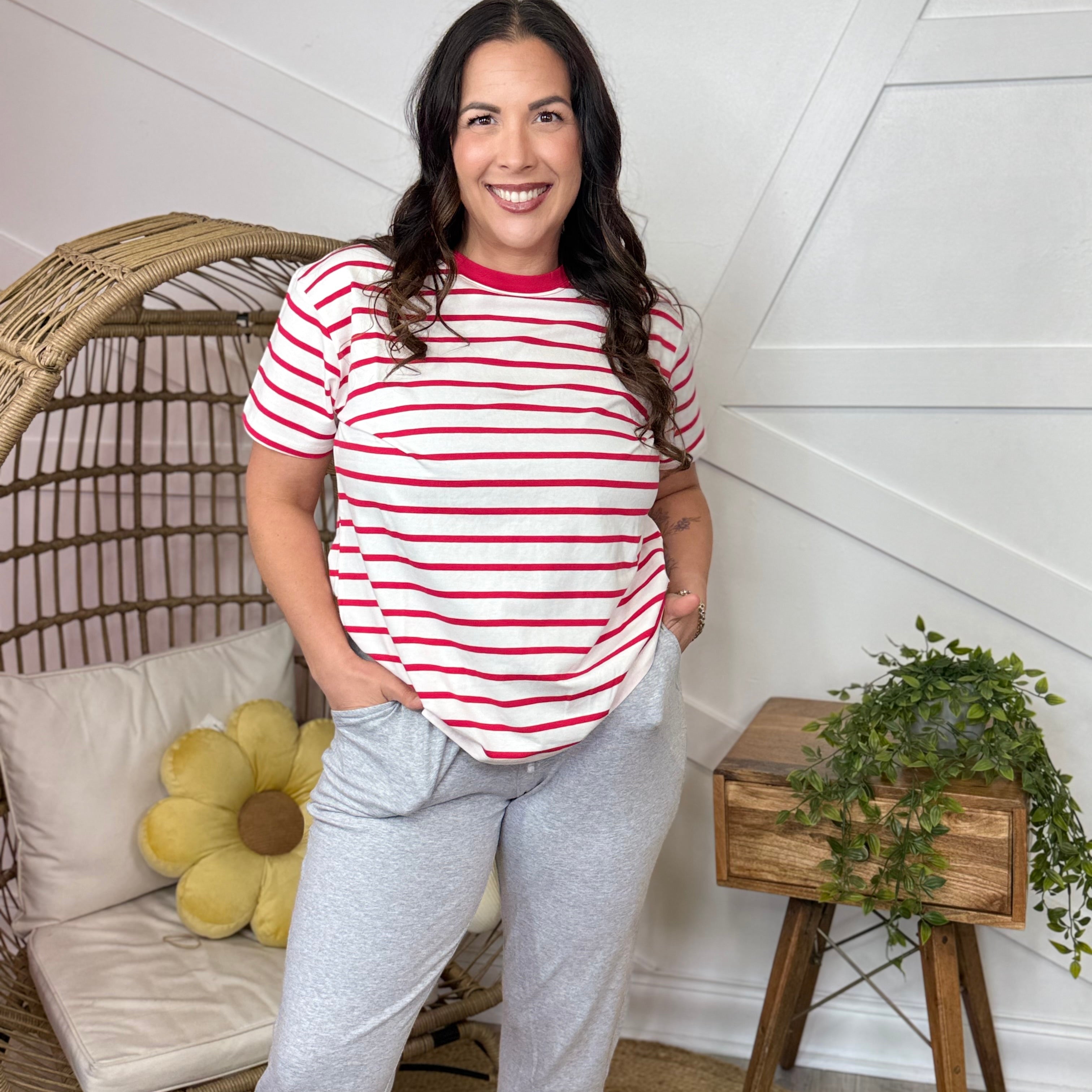 Boardwalk Babe Joggers-150 PANTS-ZENANA-Heathered Boho Boutique, Women's Fashion and Accessories in Palmetto, FL