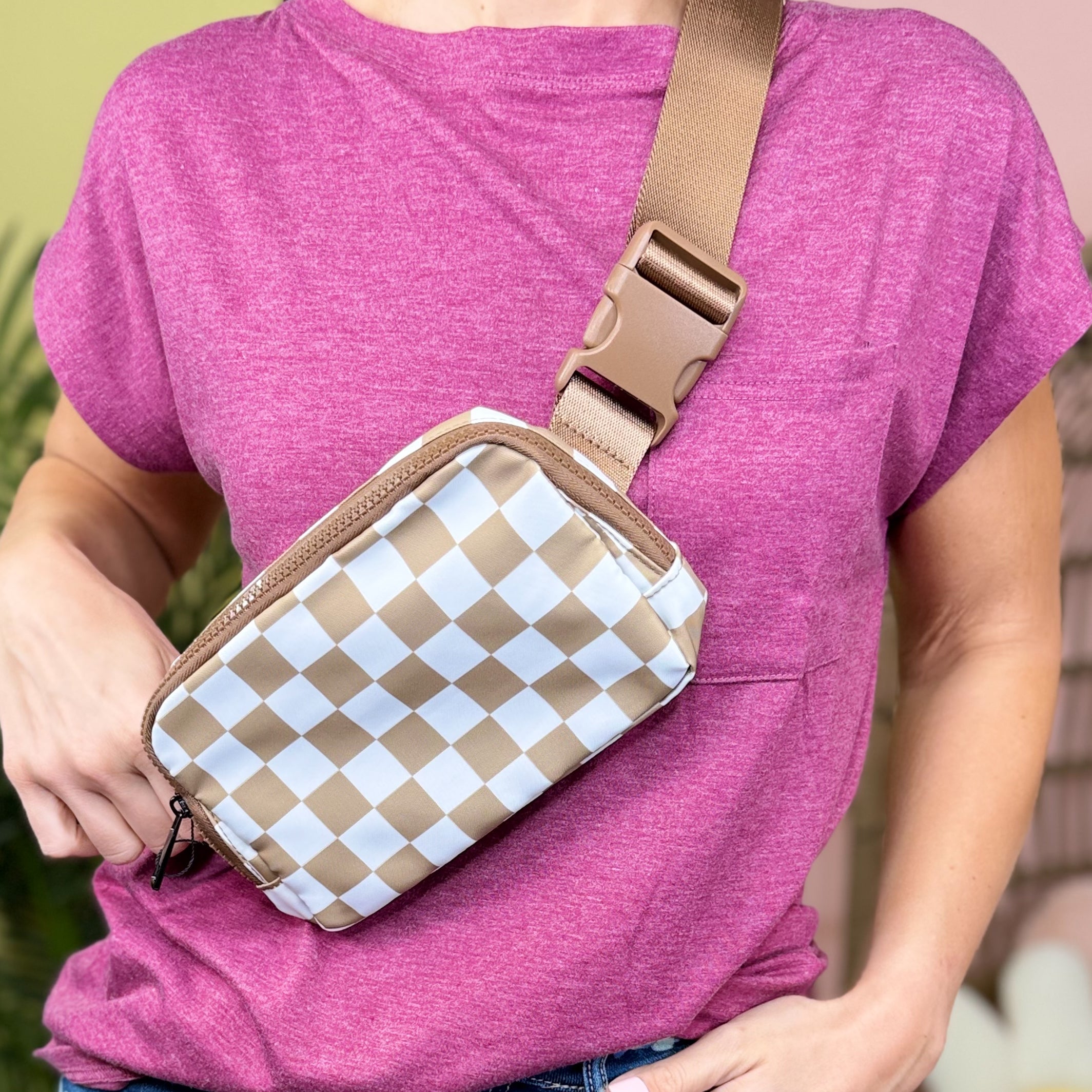 Everyday Styled Belt Bag-320 Bags-ZENANA-Heathered Boho Boutique, Women's Fashion and Accessories in Palmetto, FL