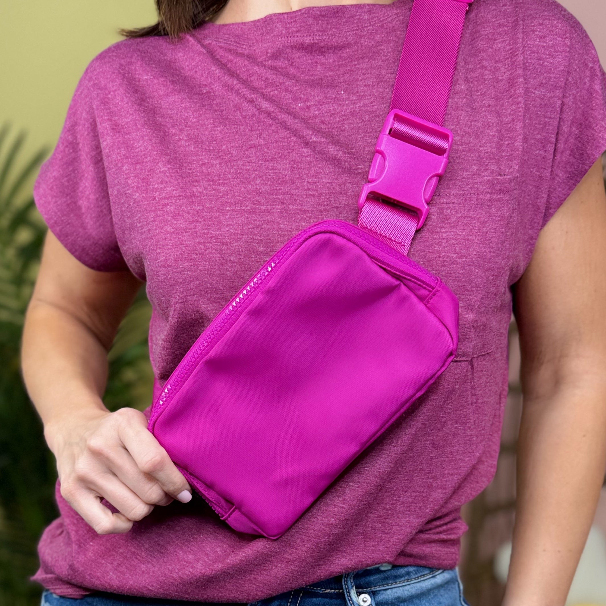 Everyday Styled Belt Bag-320 Bags-ZENANA-Heathered Boho Boutique, Women's Fashion and Accessories in Palmetto, FL