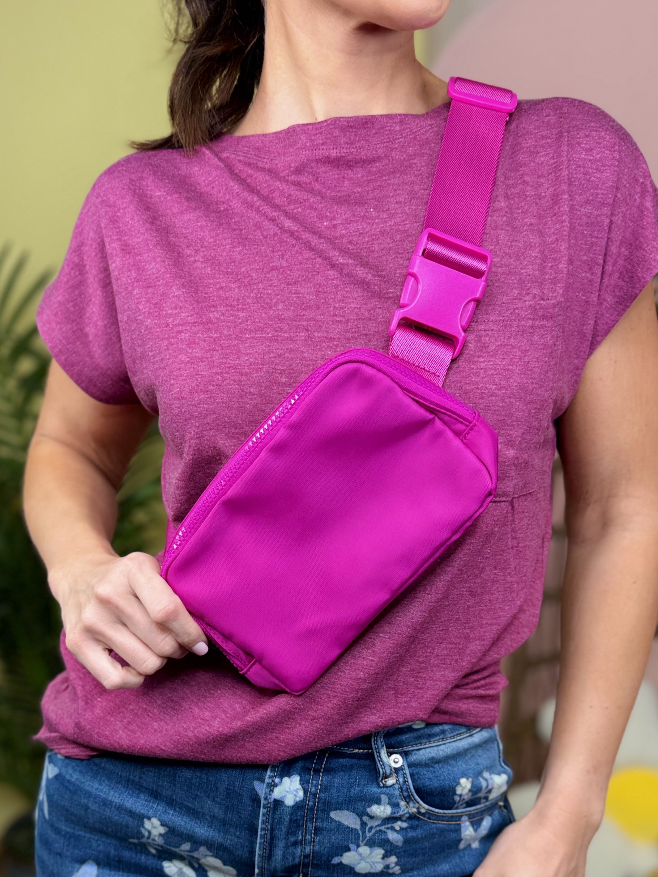 Everyday Styled Belt Bag-320 Bags-ZENANA-Heathered Boho Boutique, Women's Fashion and Accessories in Palmetto, FL